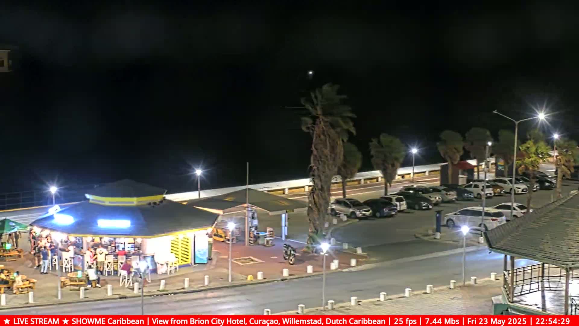 Willemstad City & The  Old Swinging  Bridge/ Queen Emma Bridge Live Cam -  Willemstad, Curacao, Netherland