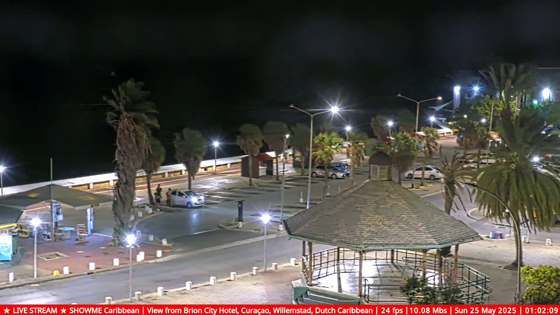 Willemstad City & The  Old Swinging  Bridge/ Queen Emma Bridge Live Cam -  Willemstad, Curacao, Netherland