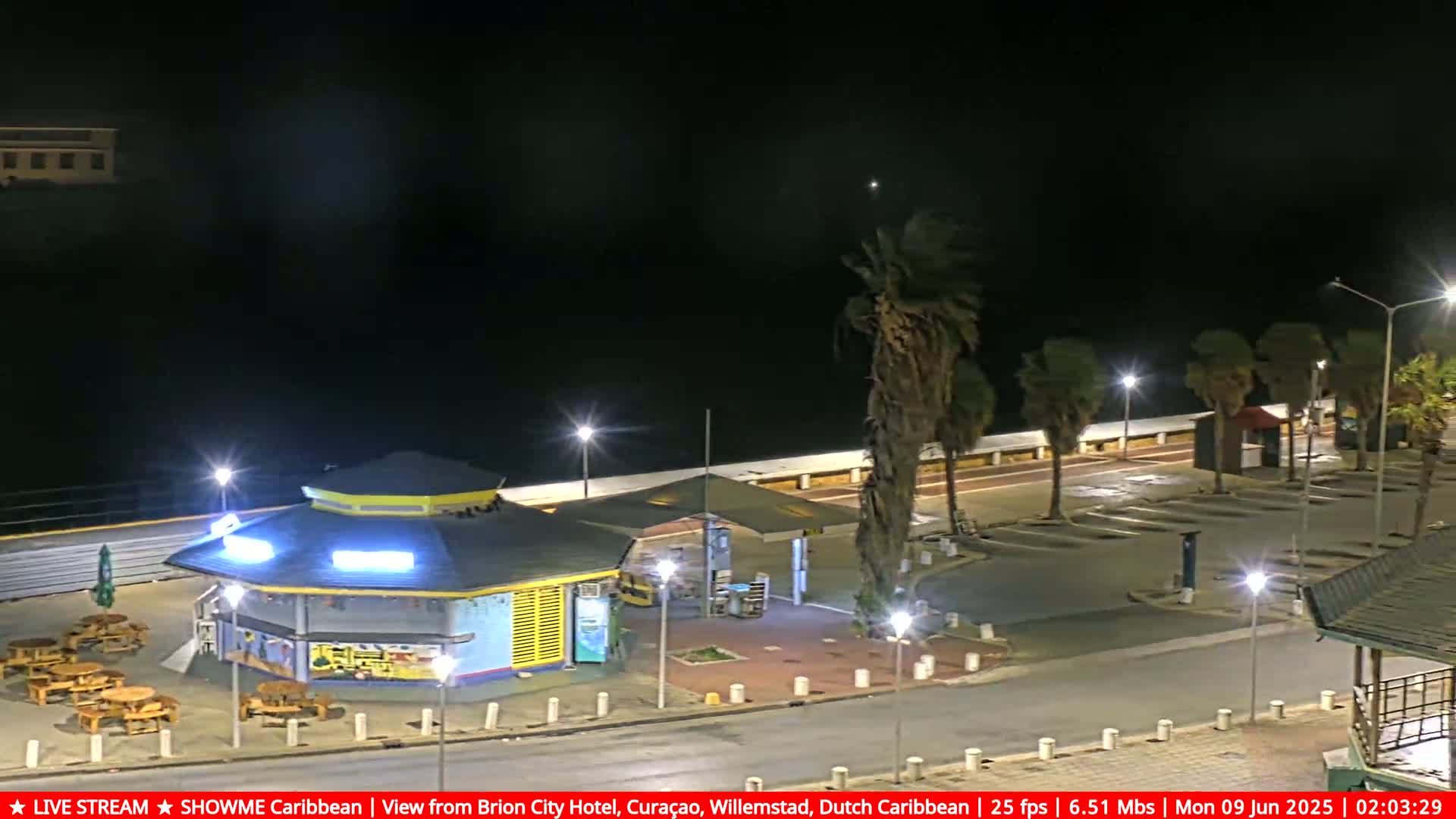 Willemstad City & The  Old Swinging  Bridge/ Queen Emma Bridge Live Cam -  Willemstad, Curacao, Netherland