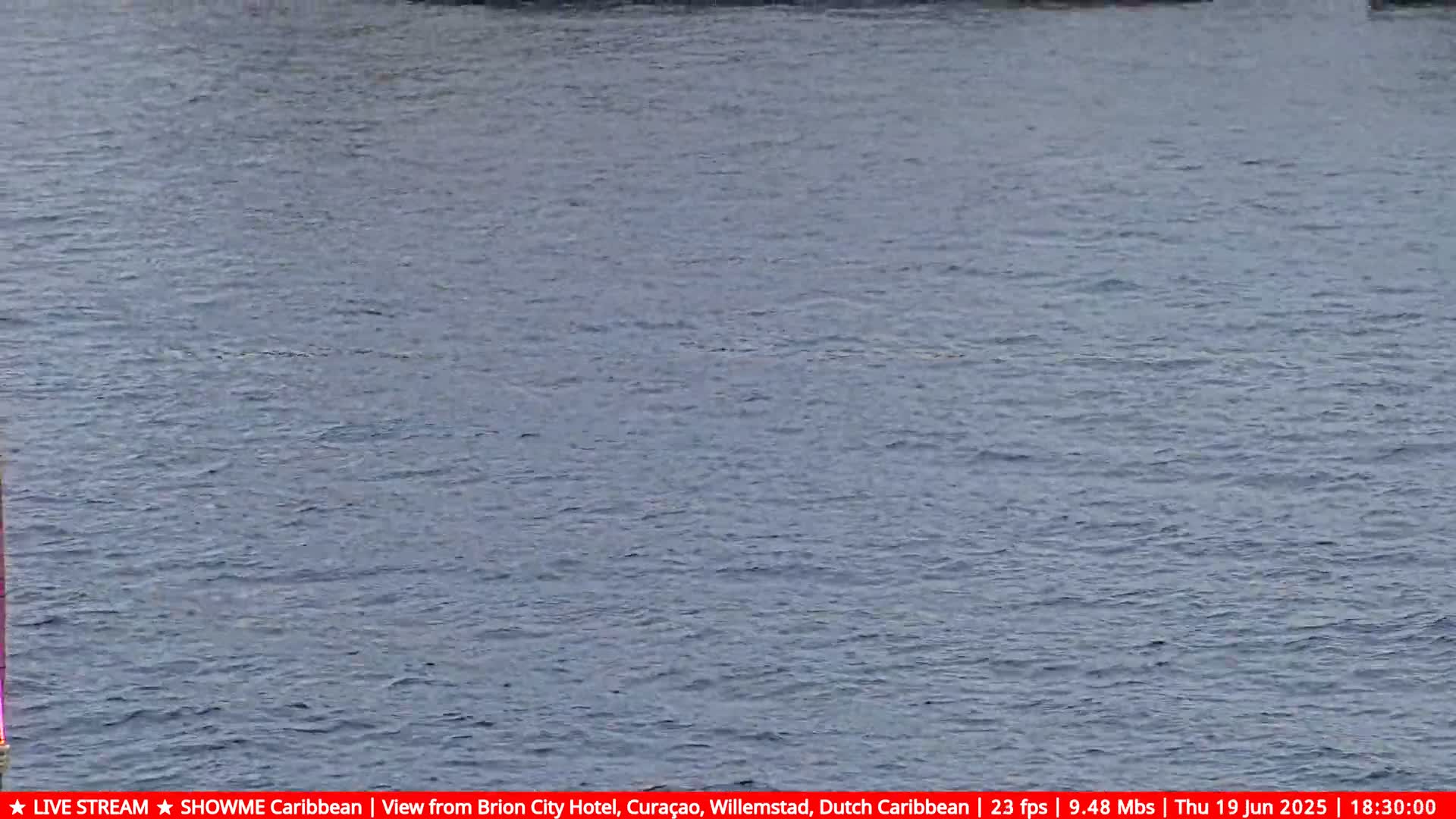 Willemstad City & The  Old Swinging  Bridge/ Queen Emma Bridge Live Cam -  Willemstad, Curacao, Netherland