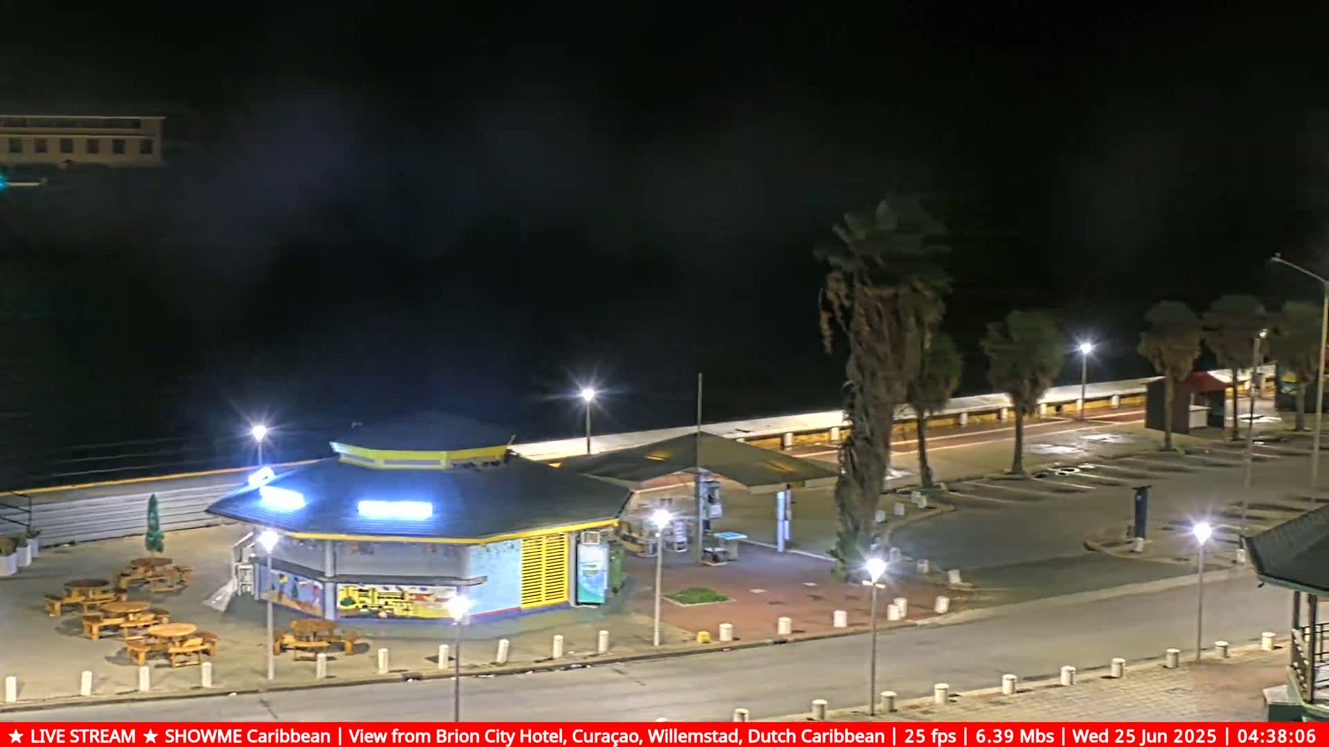 Willemstad City & The  Old Swinging  Bridge/ Queen Emma Bridge Live Cam -  Willemstad, Curacao, Netherland
