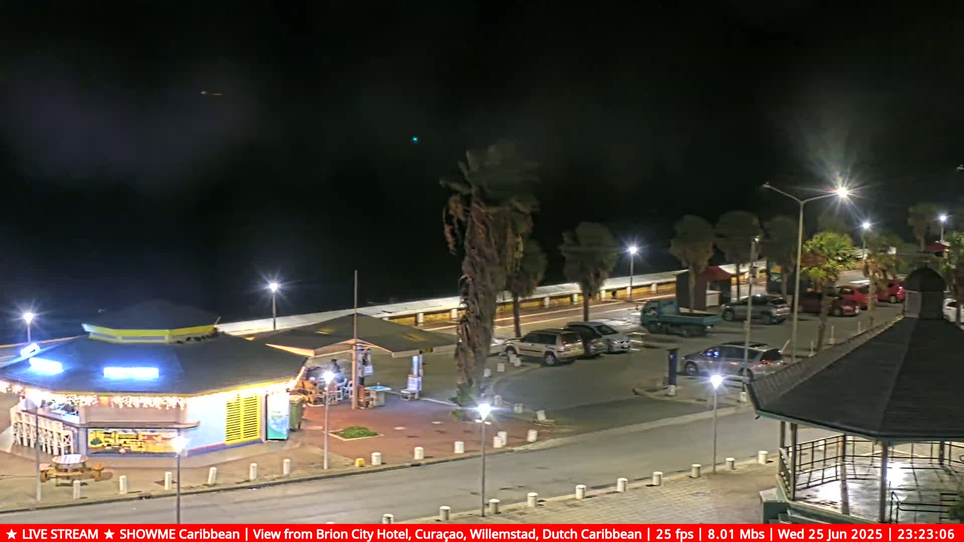 Willemstad City & The  Old Swinging  Bridge/ Queen Emma Bridge Live Cam -  Willemstad, Curacao, Netherland