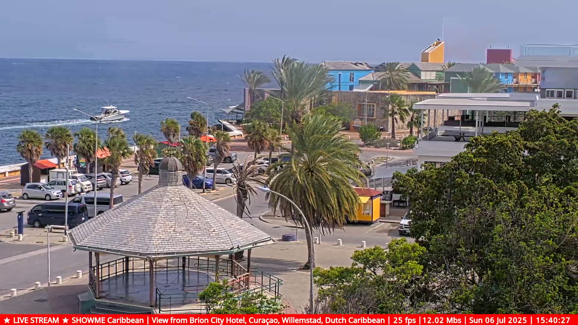 Willemstad City & The  Old Swinging  Bridge/ Queen Emma Bridge Live Cam -  Willemstad, Curacao, Netherland