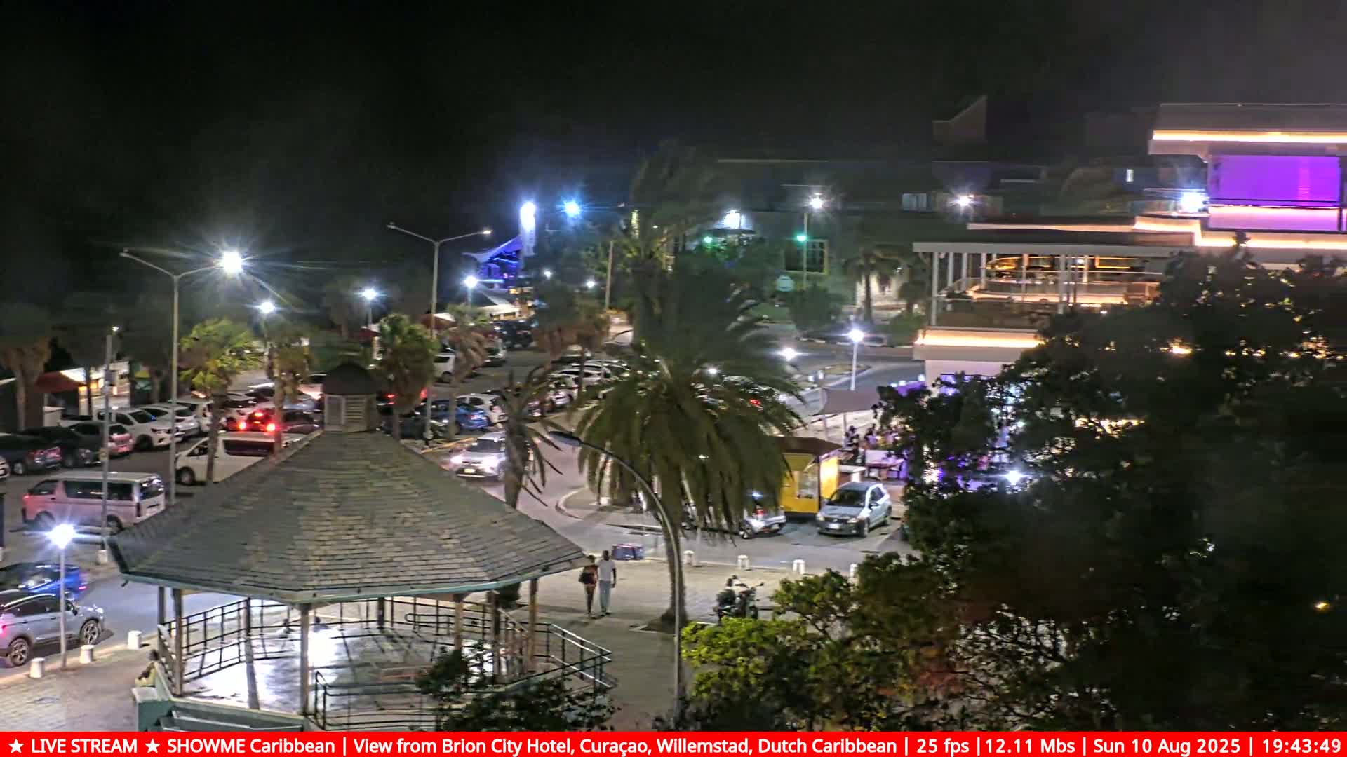 Willemstad City & The  Old Swinging  Bridge/ Queen Emma Bridge Live Cam -  Willemstad, Curacao, Netherland