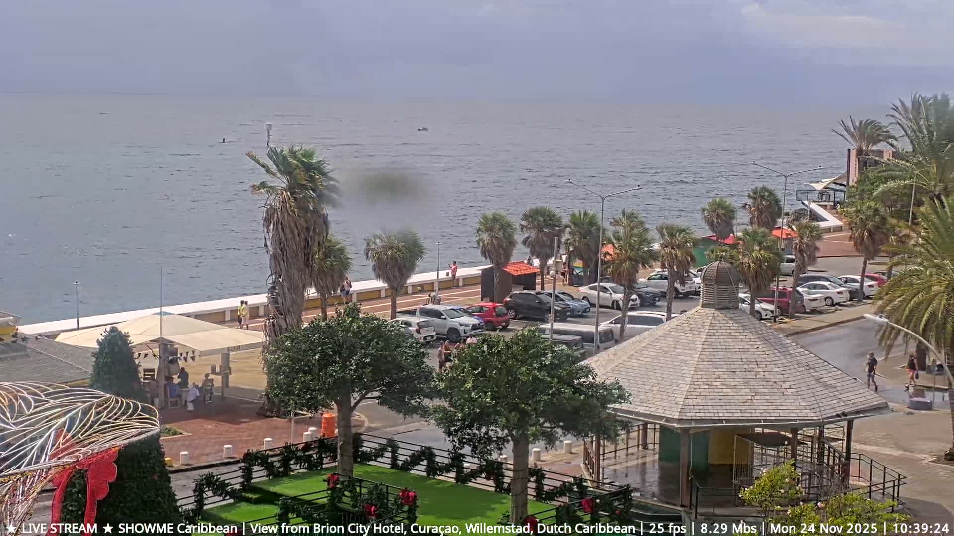 Willemstad City & The  Old Swinging  Bridge/ Queen Emma Bridge Live Cam -  Willemstad, Curacao, Netherland