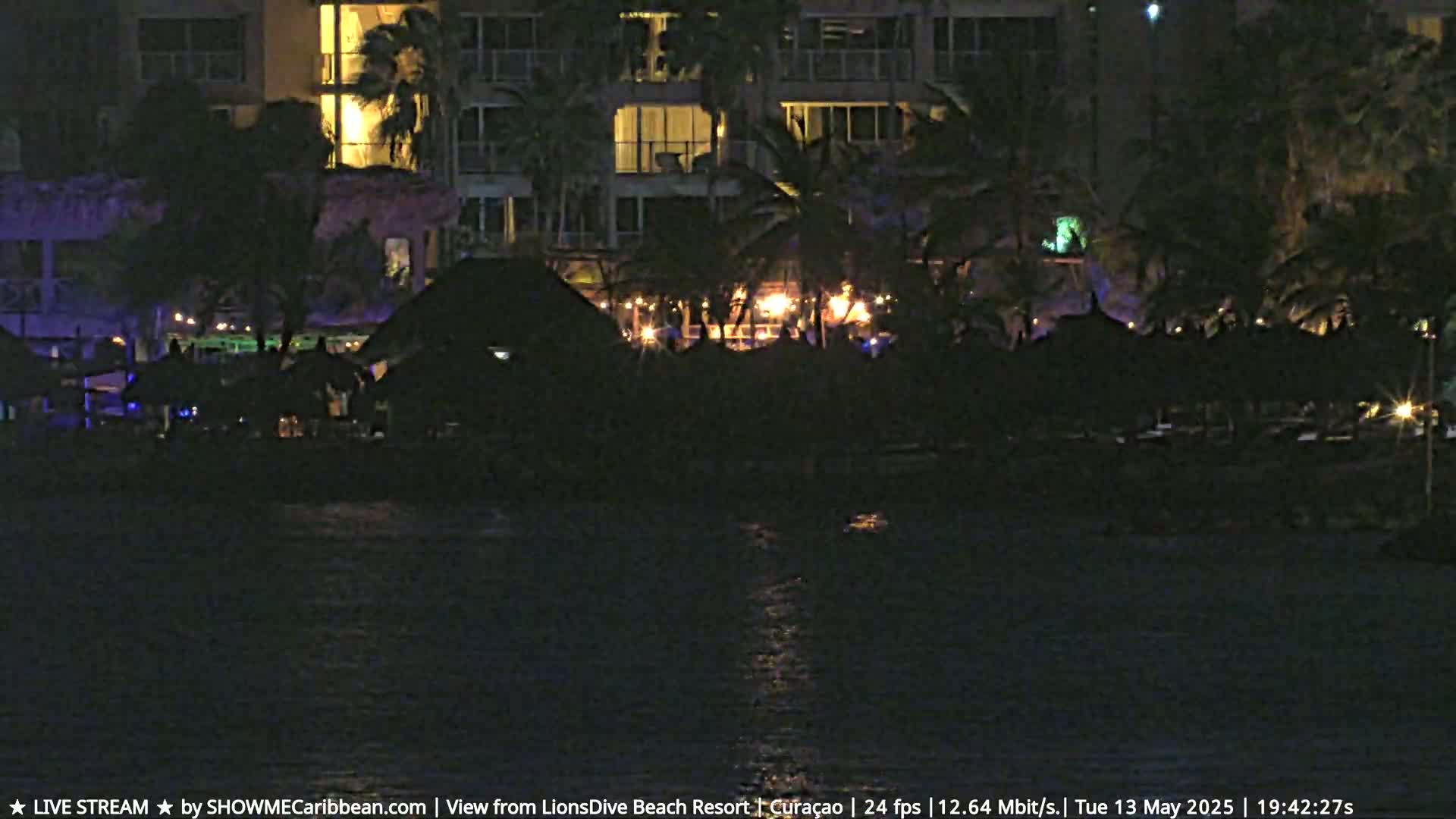 Carribean, Curacao, Mambo Beach  Live Cam - Willemstad, Curaçao, Netherland