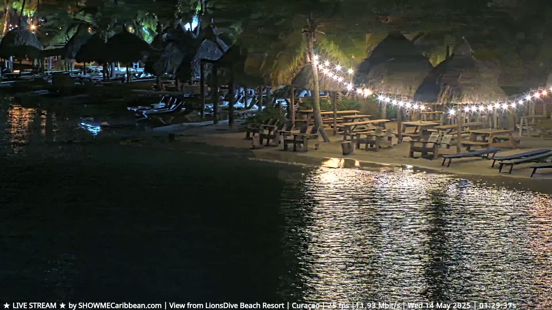 Carribean, Curacao, Mambo Beach  Live Cam - Willemstad, Curaçao, Netherland