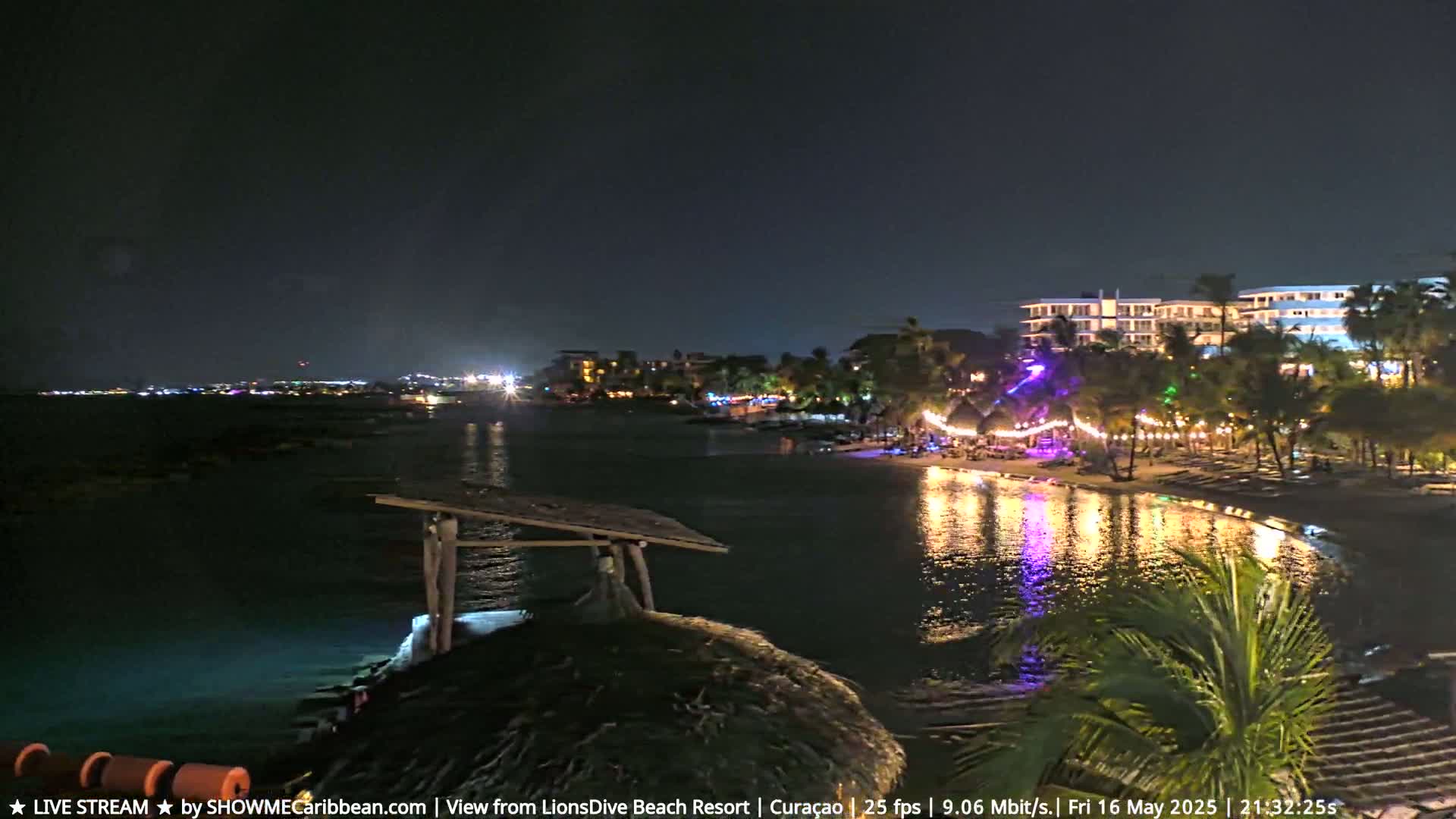 Carribean, Curacao, Mambo Beach  Live Cam - Willemstad, Curaçao, Netherland
