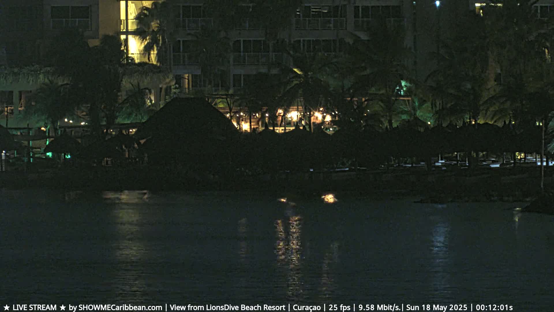Carribean, Curacao, Mambo Beach  Live Cam - Willemstad, Curaçao, Netherland