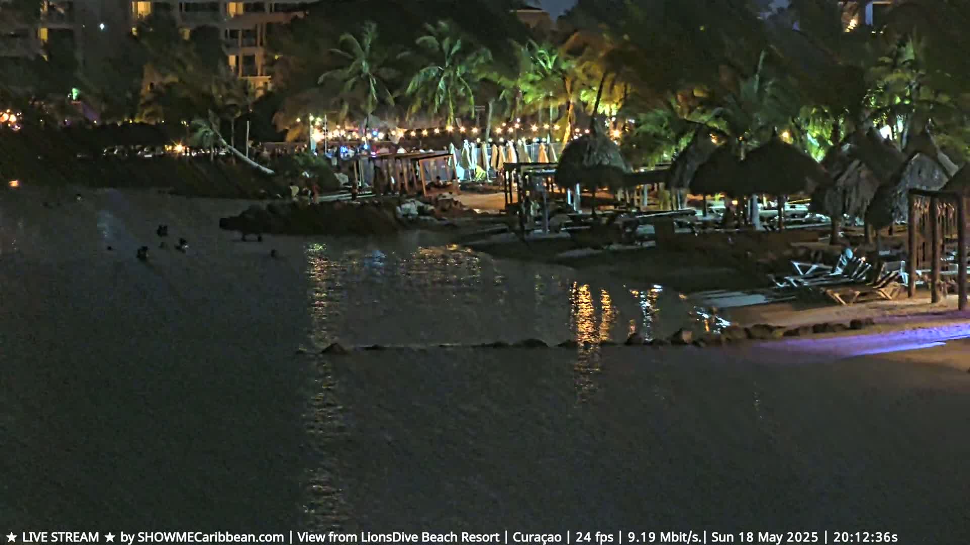 Carribean, Curacao, Mambo Beach  Live Cam - Willemstad, Curaçao, Netherland