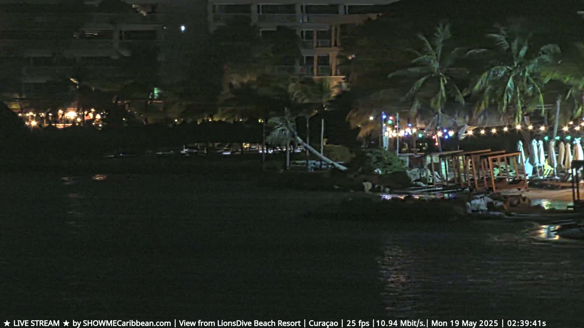 Carribean, Curacao, Mambo Beach  Live Cam - Willemstad, Curaçao, Netherland