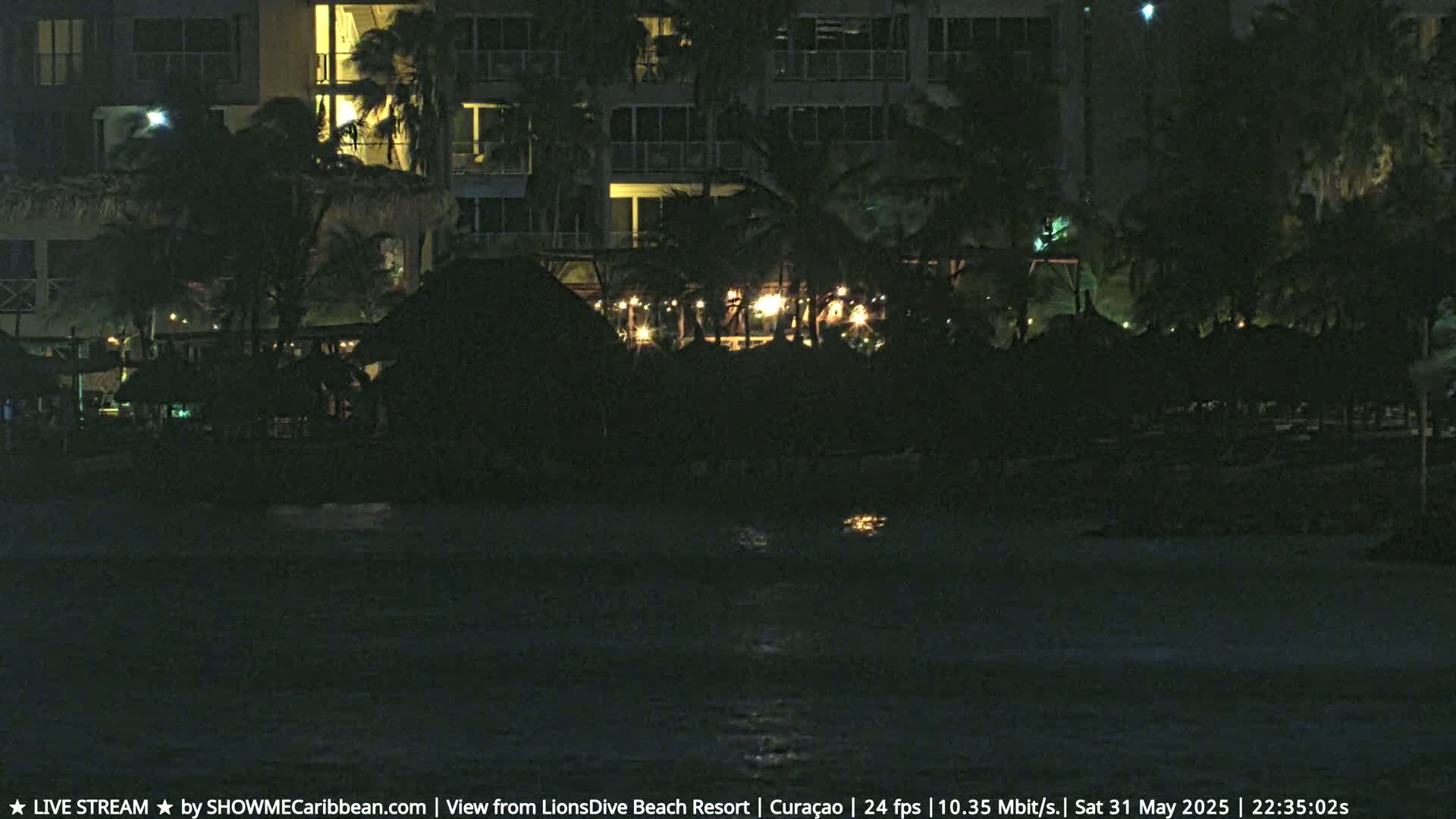 Carribean, Curacao, Mambo Beach  Live Cam - Willemstad, Curaçao, Netherland