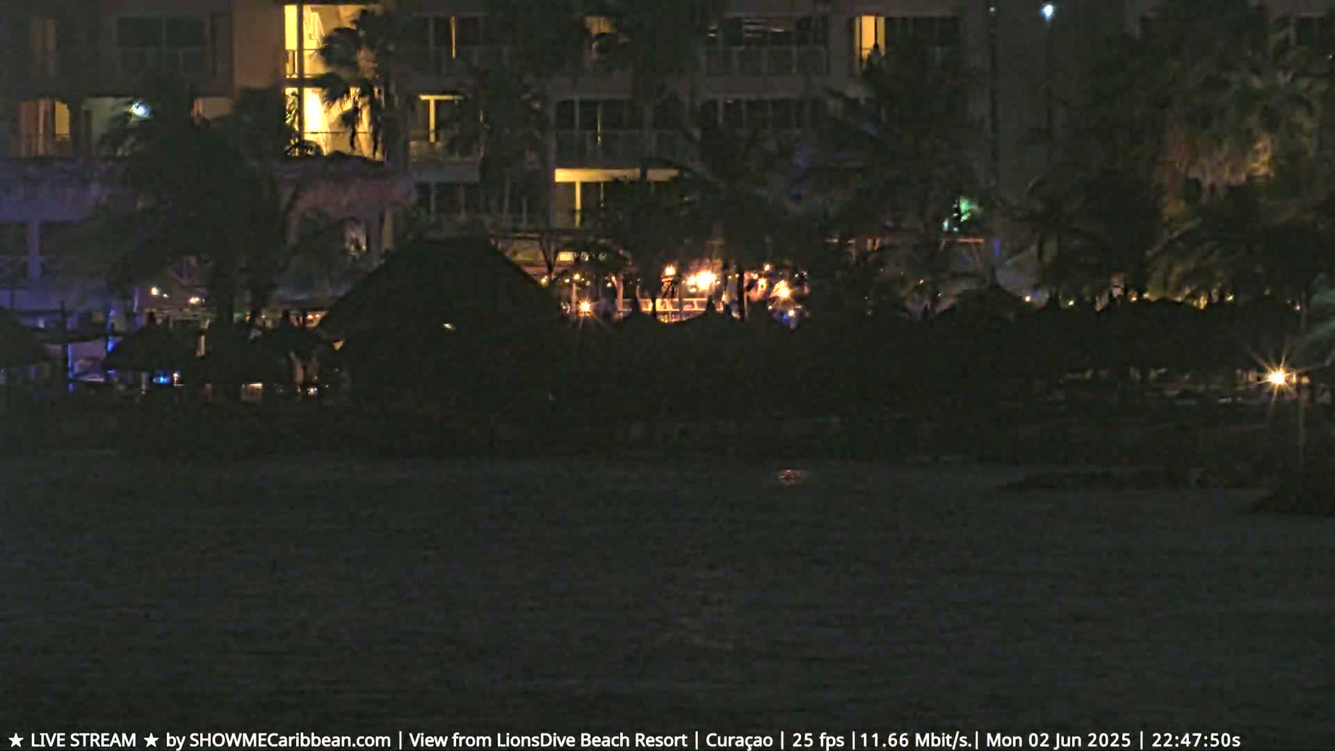 Carribean, Curacao, Mambo Beach  Live Cam - Willemstad, Curaçao, Netherland