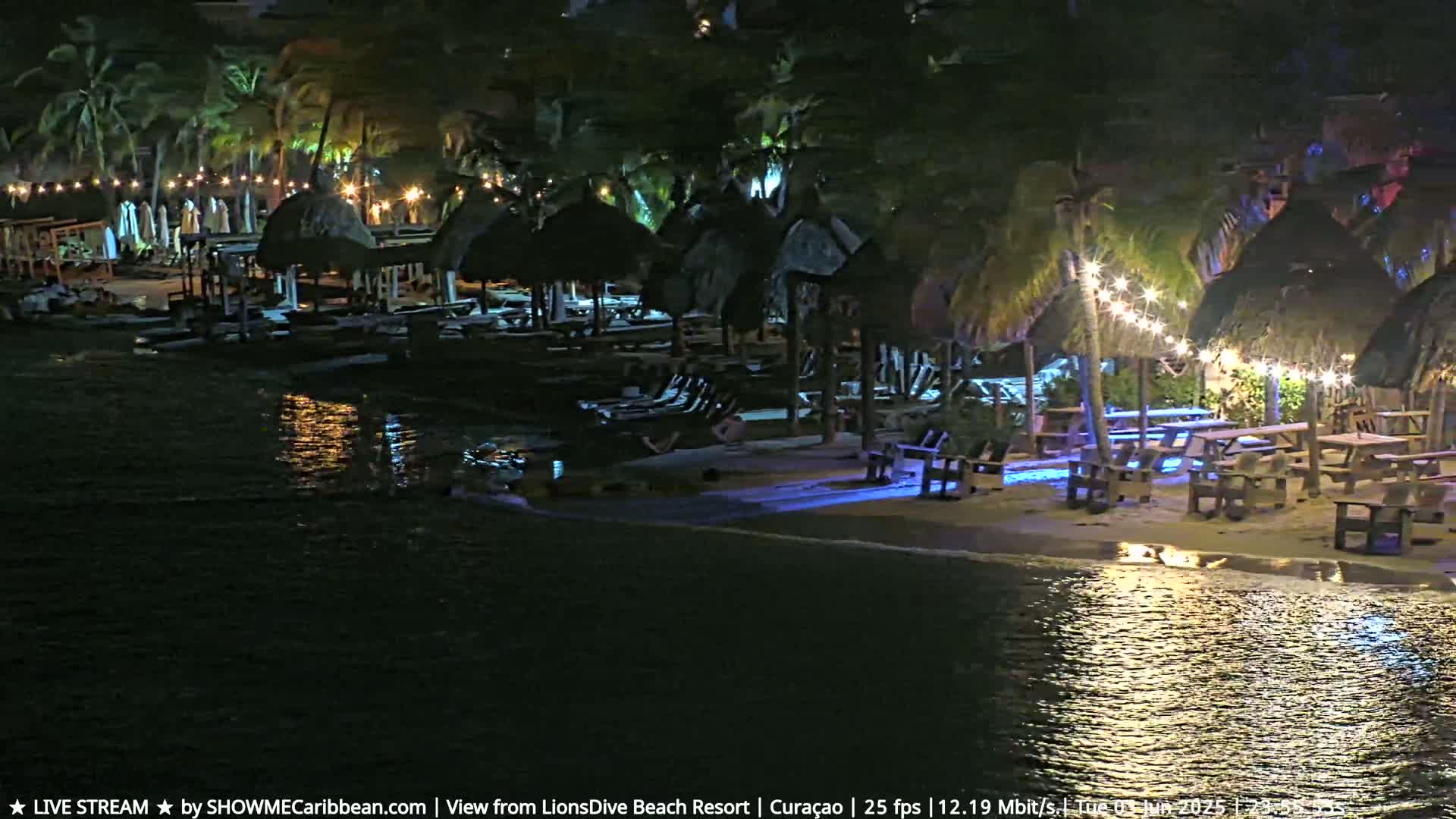 Carribean, Curacao, Mambo Beach  Live Cam - Willemstad, Curaçao, Netherland
