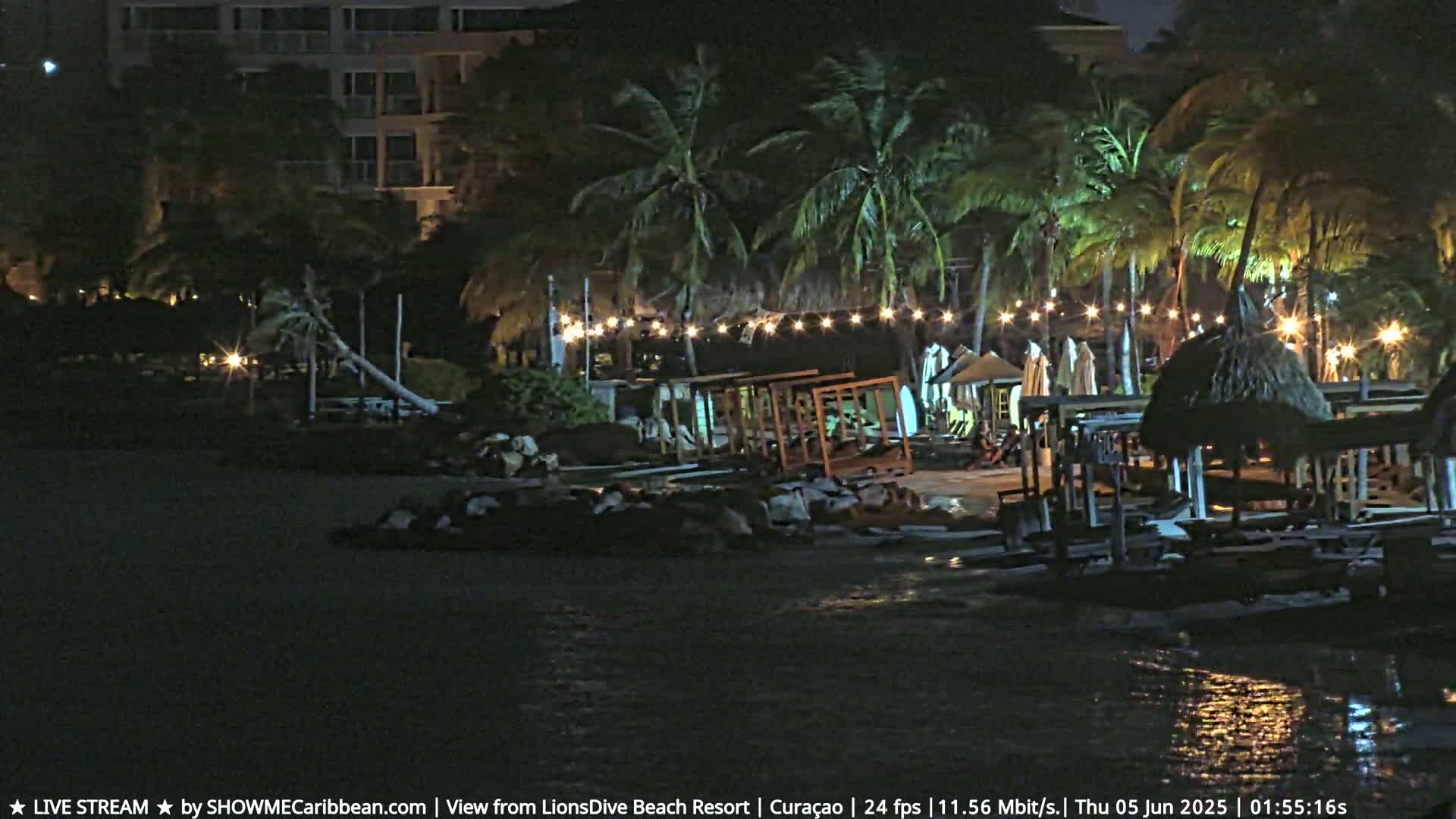 Carribean, Curacao, Mambo Beach  Live Cam - Willemstad, Curaçao, Netherland