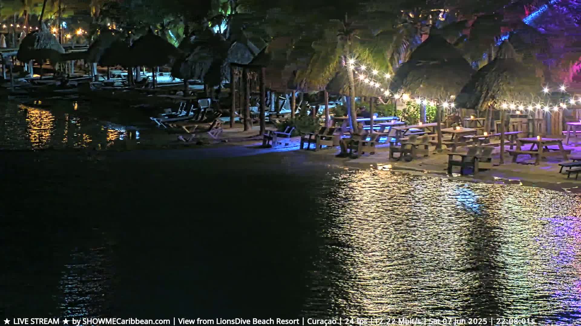 Carribean, Curacao, Mambo Beach  Live Cam - Willemstad, Curaçao, Netherland