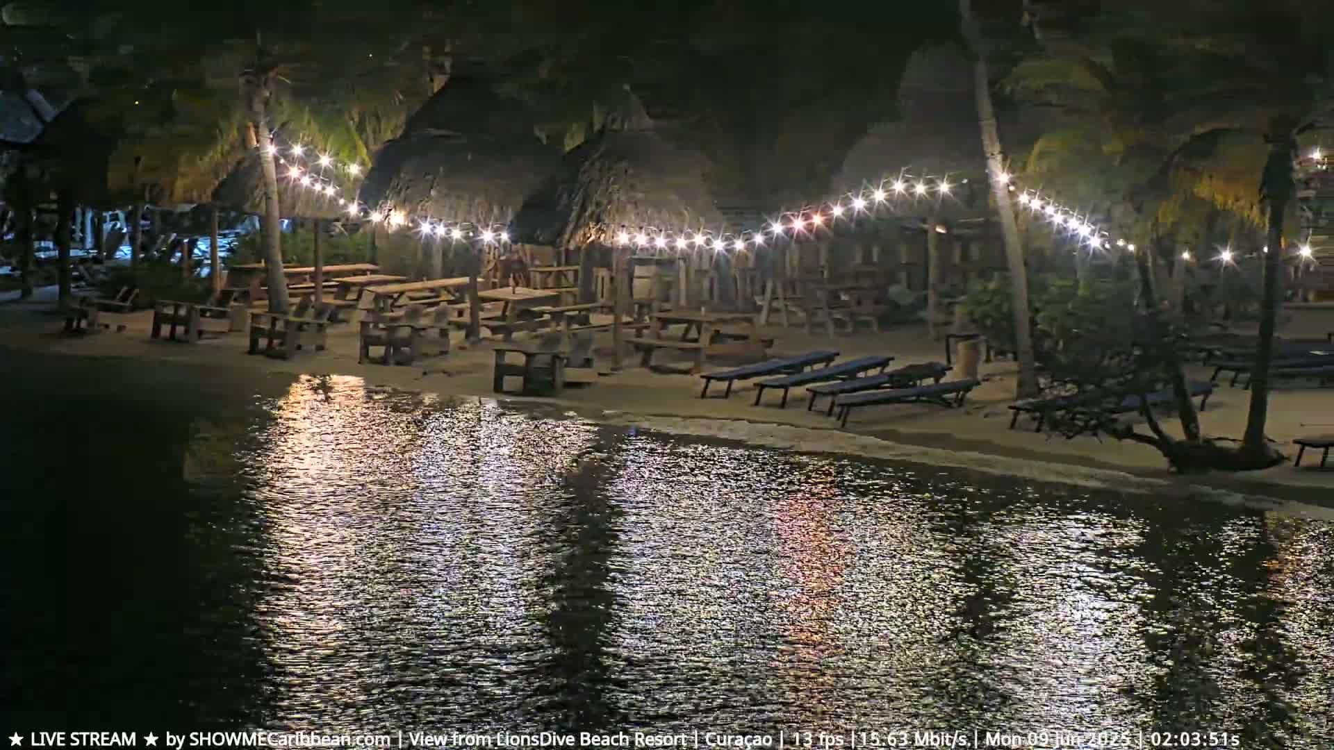 Carribean, Curacao, Mambo Beach  Live Cam - Willemstad, Curaçao, Netherland