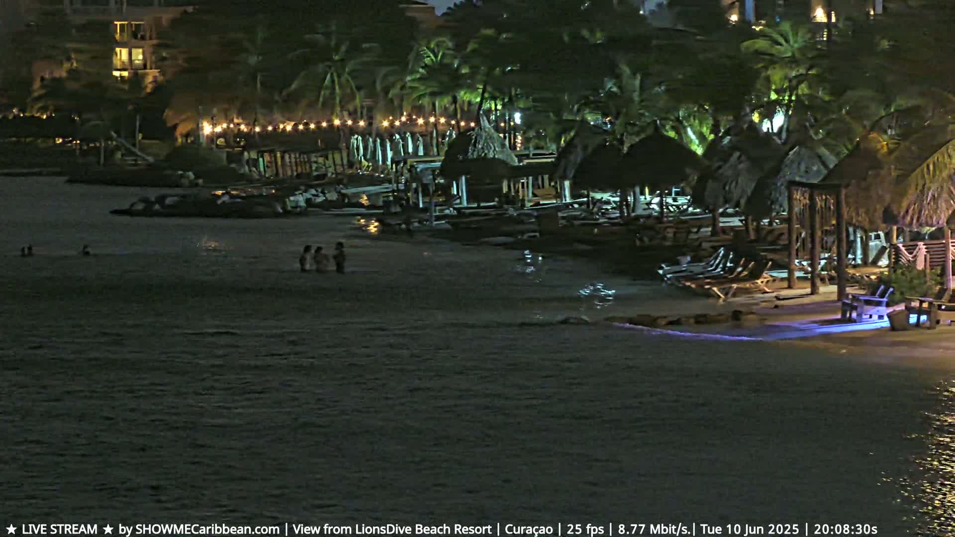 Carribean, Curacao, Mambo Beach  Live Cam - Willemstad, Curaçao, Netherland