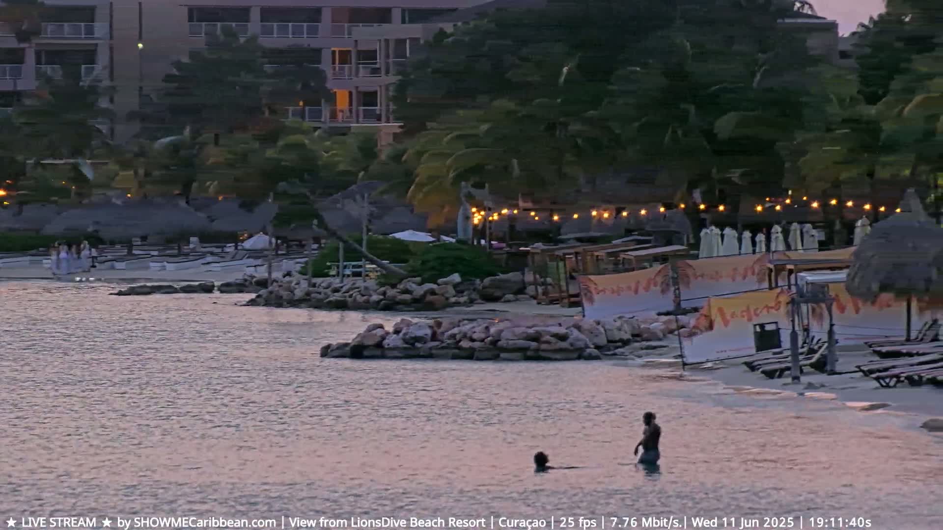 Carribean, Curacao, Mambo Beach  Live Cam - Willemstad, Curaçao, Netherland
