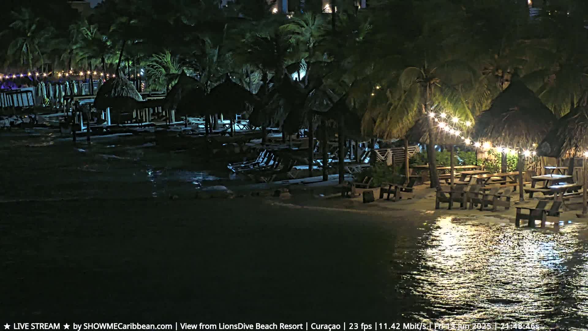 Carribean, Curacao, Mambo Beach  Live Cam - Willemstad, Curaçao, Netherland