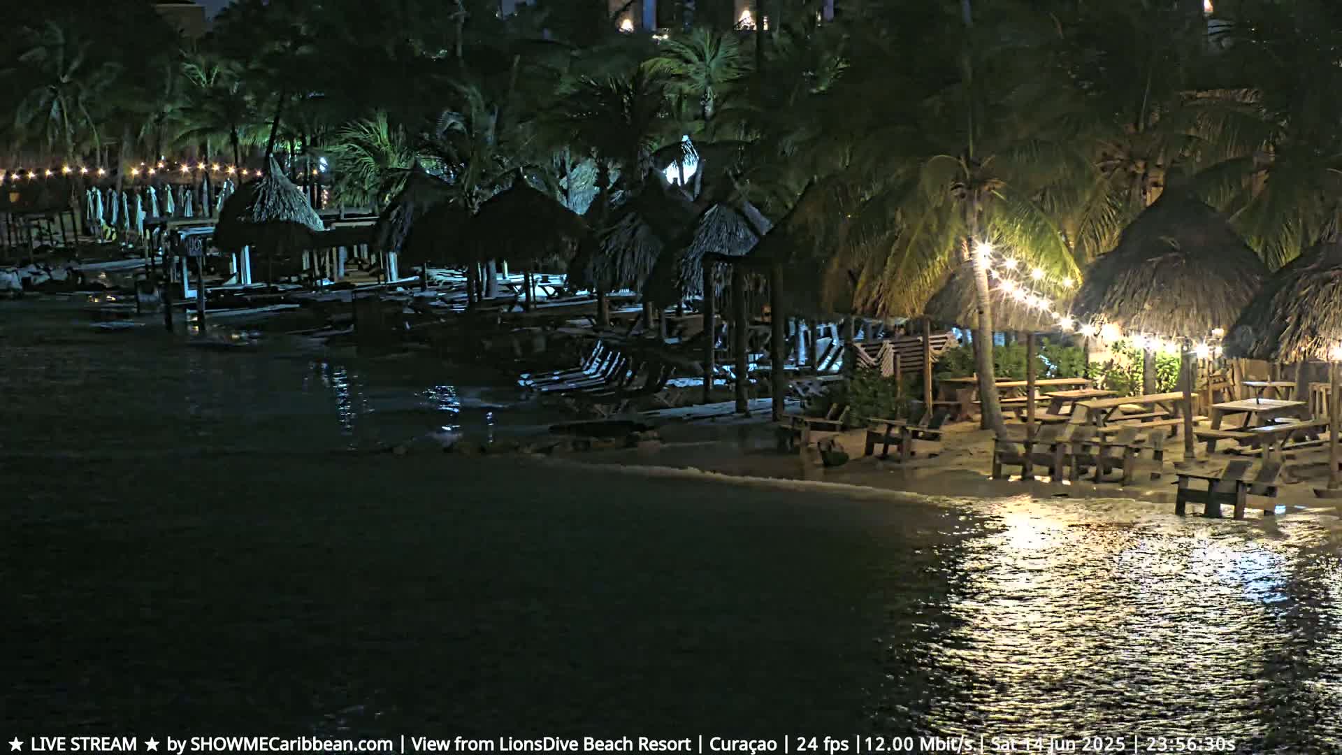 Carribean, Curacao, Mambo Beach  Live Cam - Willemstad, Curaçao, Netherland
