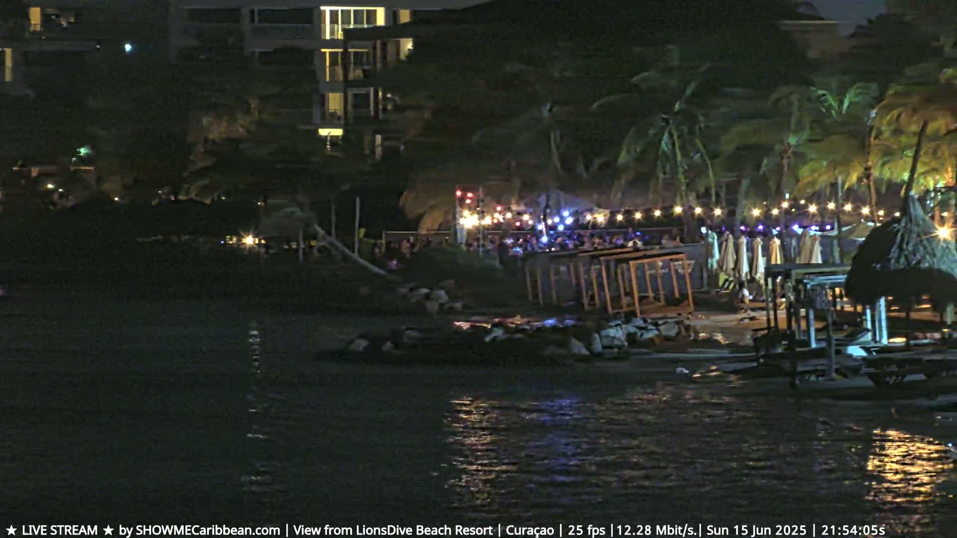 Carribean, Curacao, Mambo Beach  Live Cam - Willemstad, Curaçao, Netherland