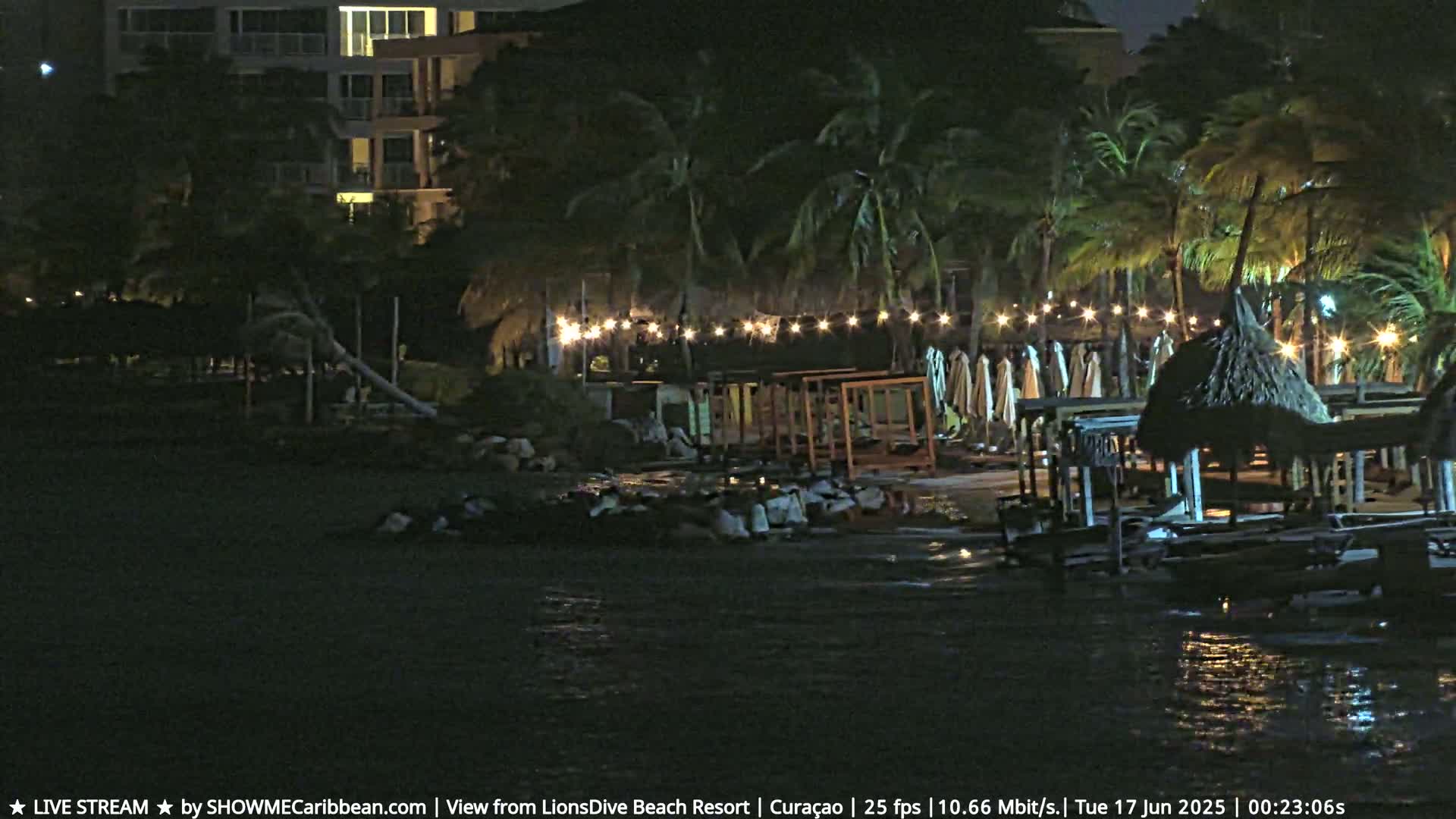 Carribean, Curacao, Mambo Beach  Live Cam - Willemstad, Curaçao, Netherland