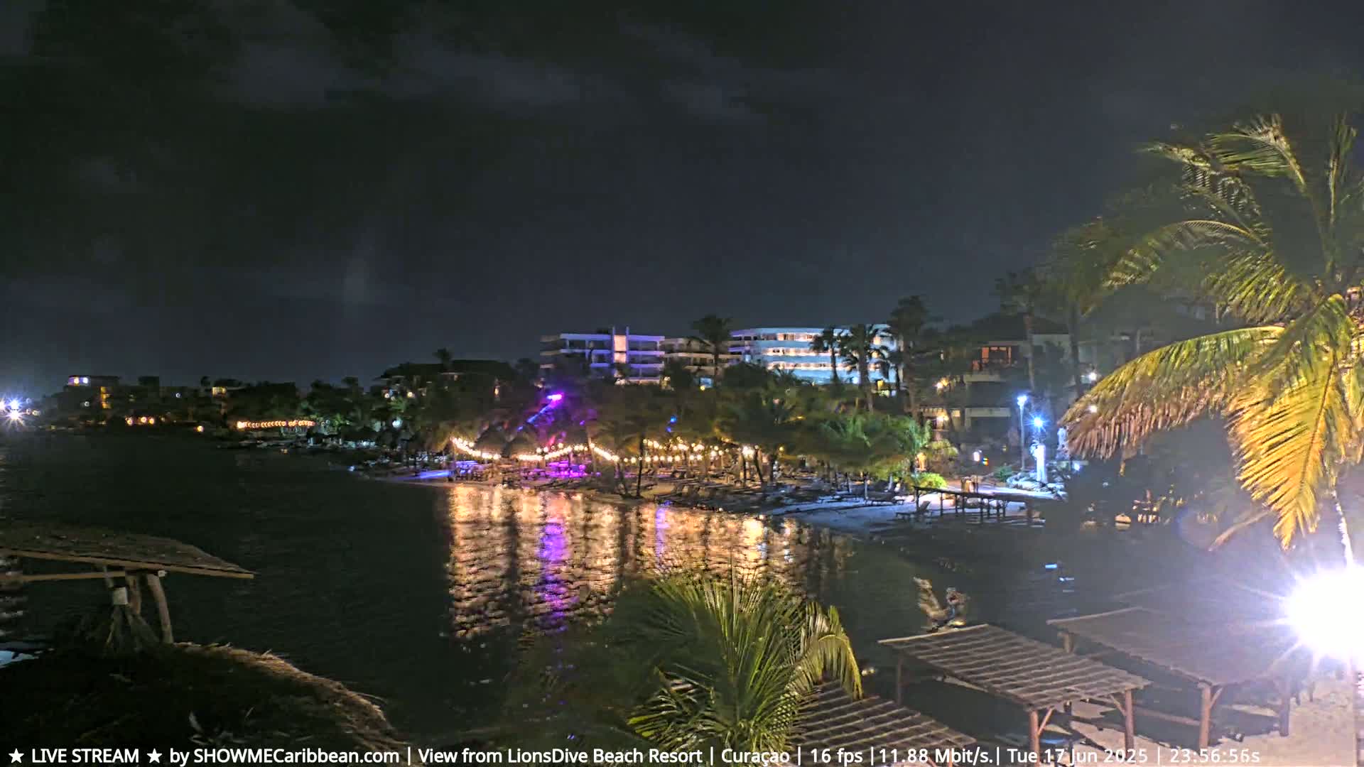 Carribean, Curacao, Mambo Beach  Live Cam - Willemstad, Curaçao, Netherland