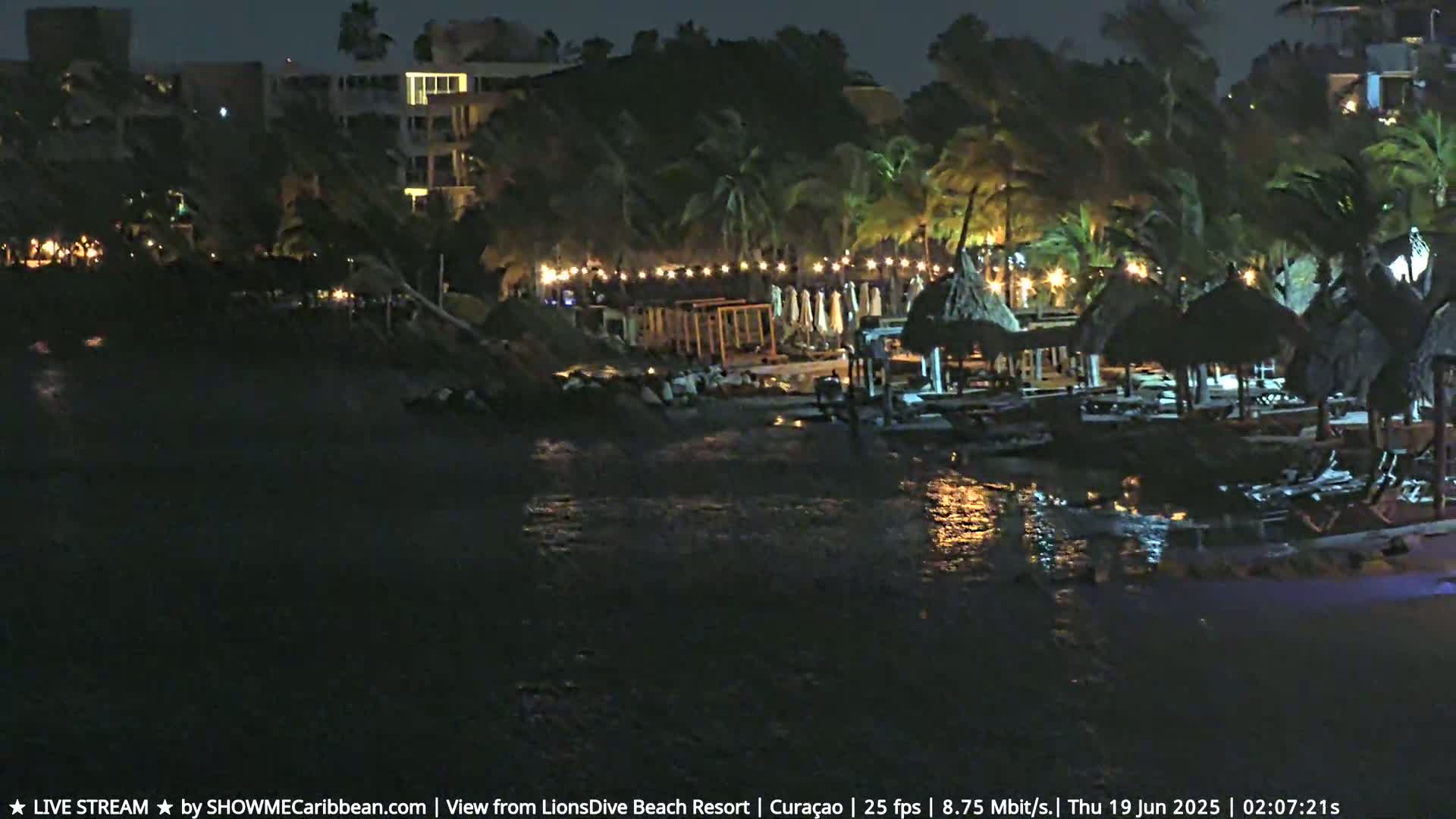 Carribean, Curacao, Mambo Beach  Live Cam - Willemstad, Curaçao, Netherland