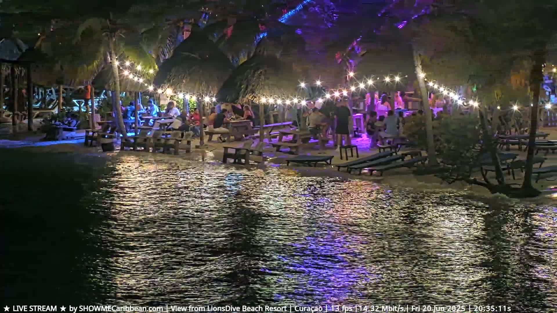 Carribean, Curacao, Mambo Beach  Live Cam - Willemstad, Curaçao, Netherland