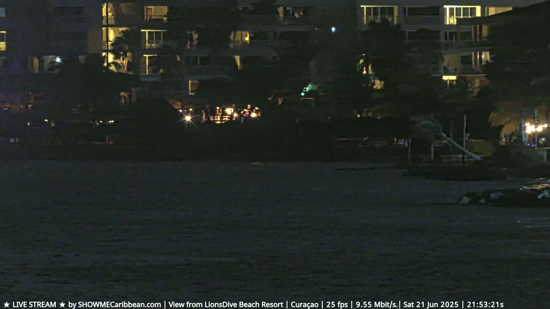 Carribean, Curacao, Mambo Beach  Live Cam - Willemstad, Curaçao, Netherland