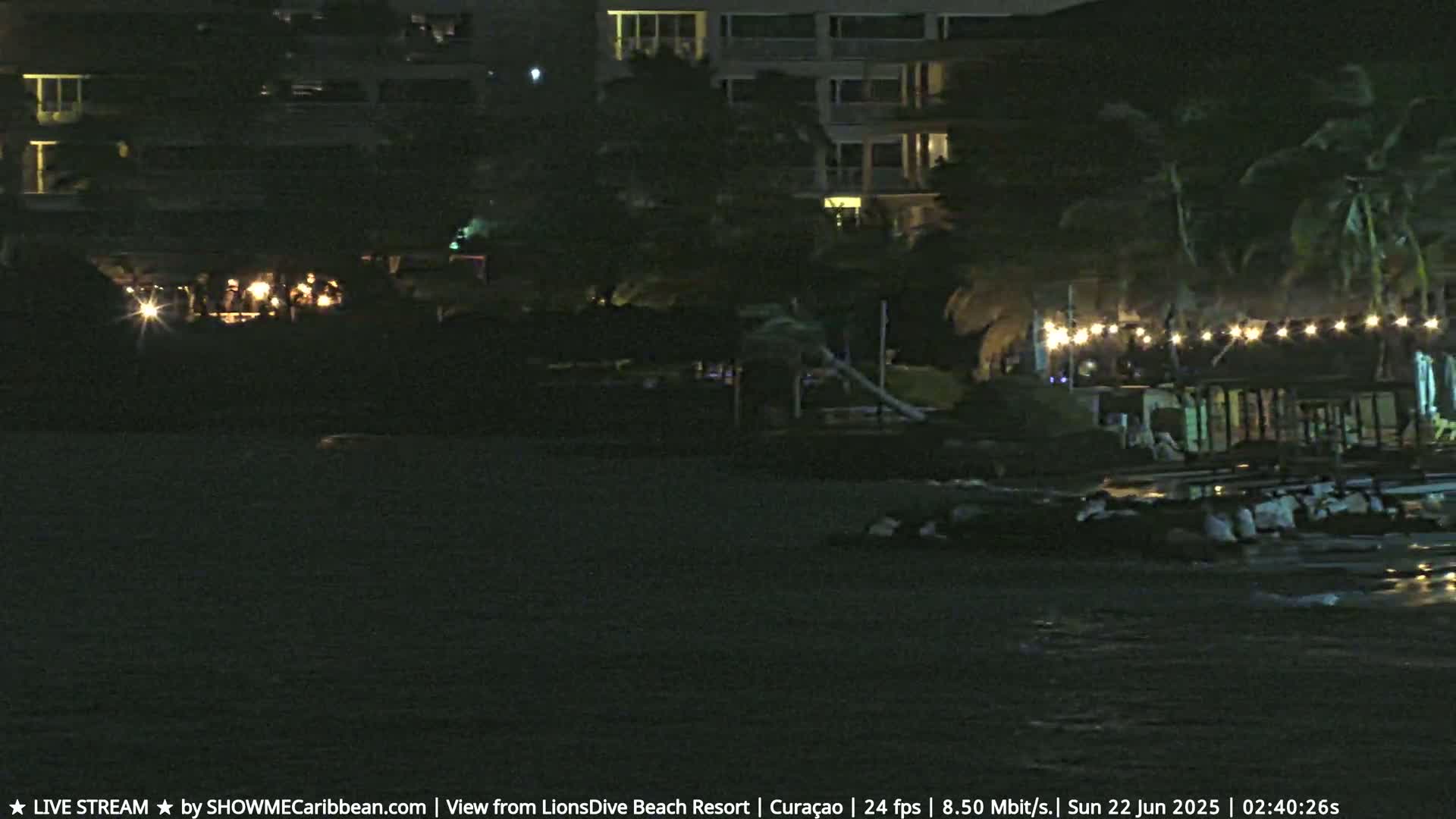 Carribean, Curacao, Mambo Beach  Live Cam - Willemstad, Curaçao, Netherland