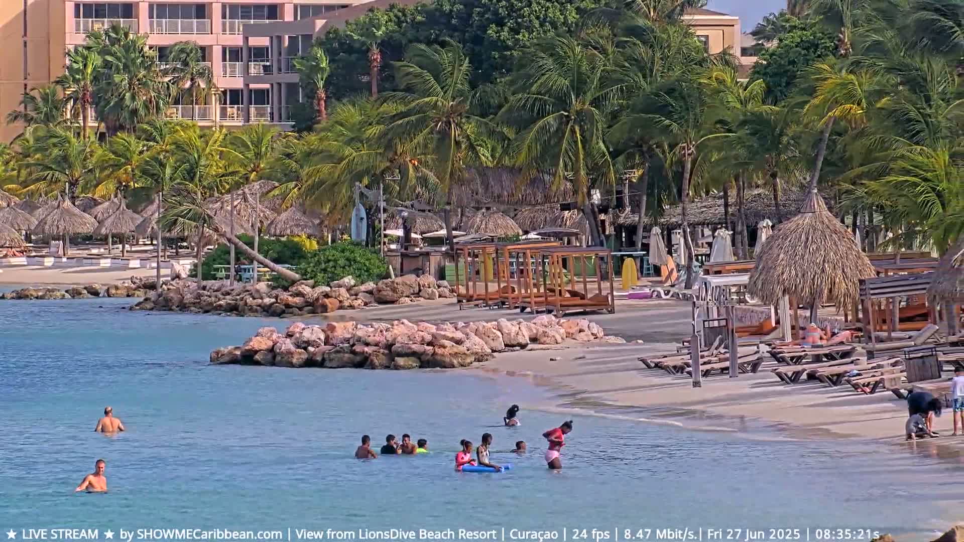 Carribean, Curacao, Mambo Beach  Live Cam - Willemstad, Curaçao, Netherland