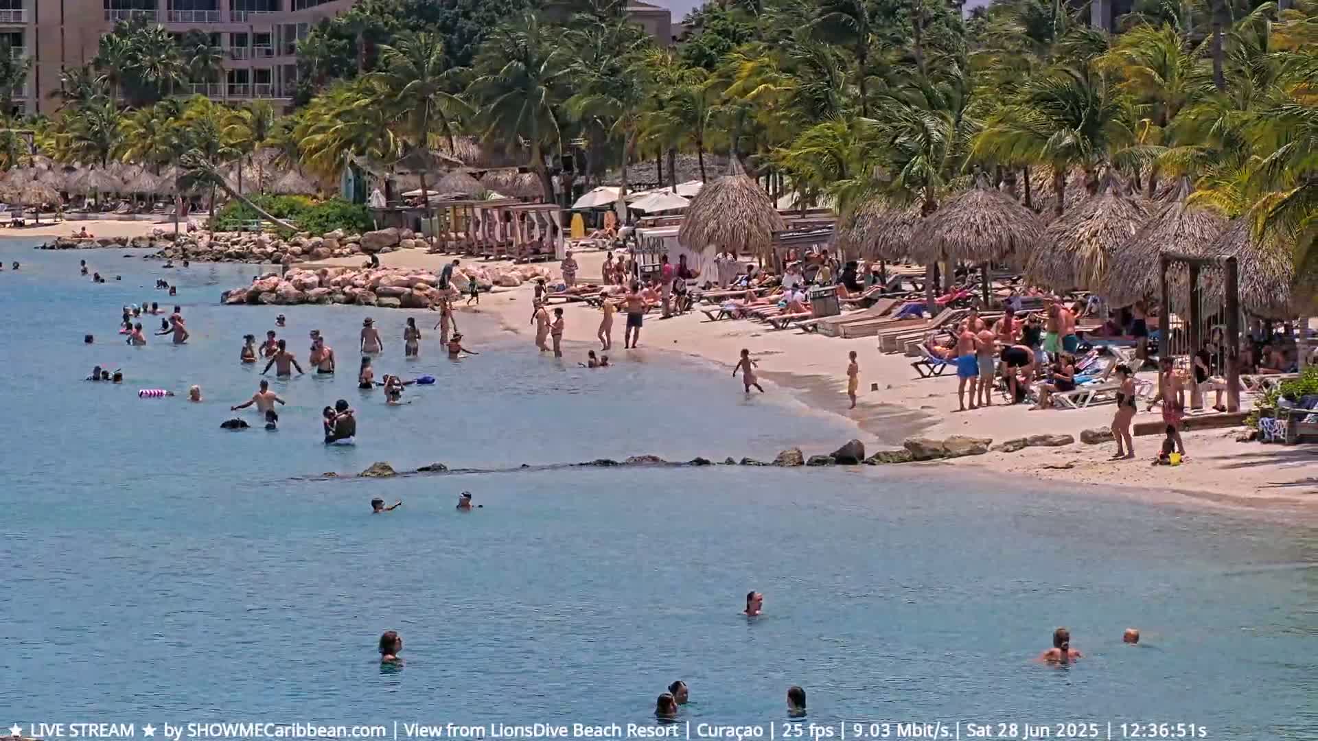 Carribean, Curacao, Mambo Beach  Live Cam - Willemstad, Curaçao, Netherland