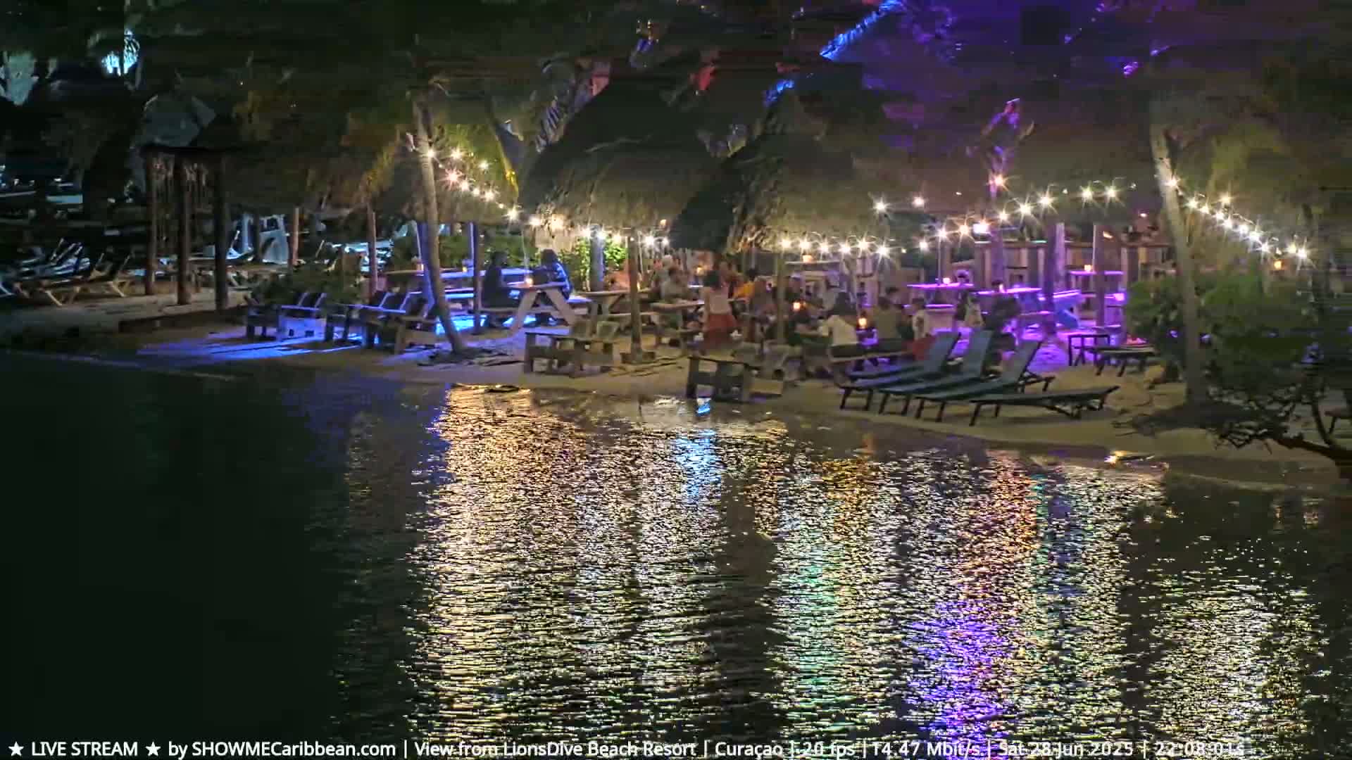Carribean, Curacao, Mambo Beach  Live Cam - Willemstad, Curaçao, Netherland