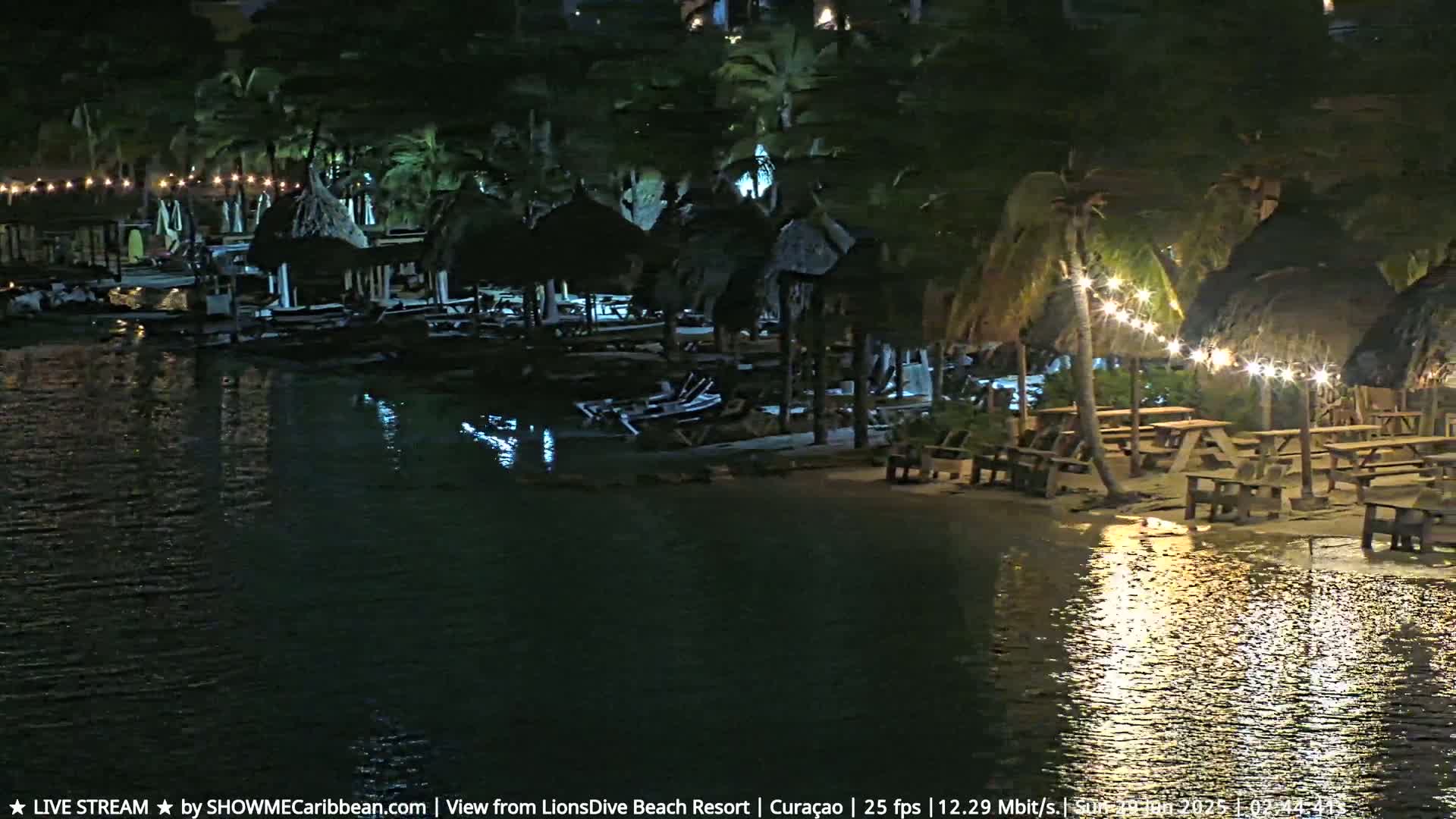 Carribean, Curacao, Mambo Beach  Live Cam - Willemstad, Curaçao, Netherland