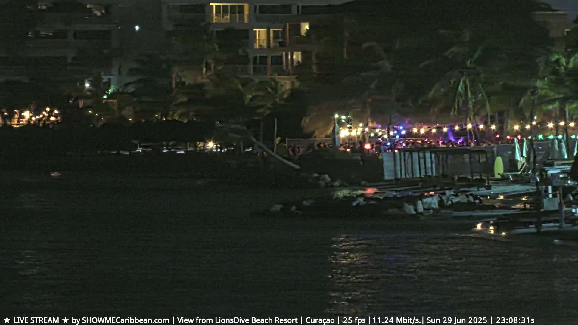 Carribean, Curacao, Mambo Beach  Live Cam - Willemstad, Curaçao, Netherland