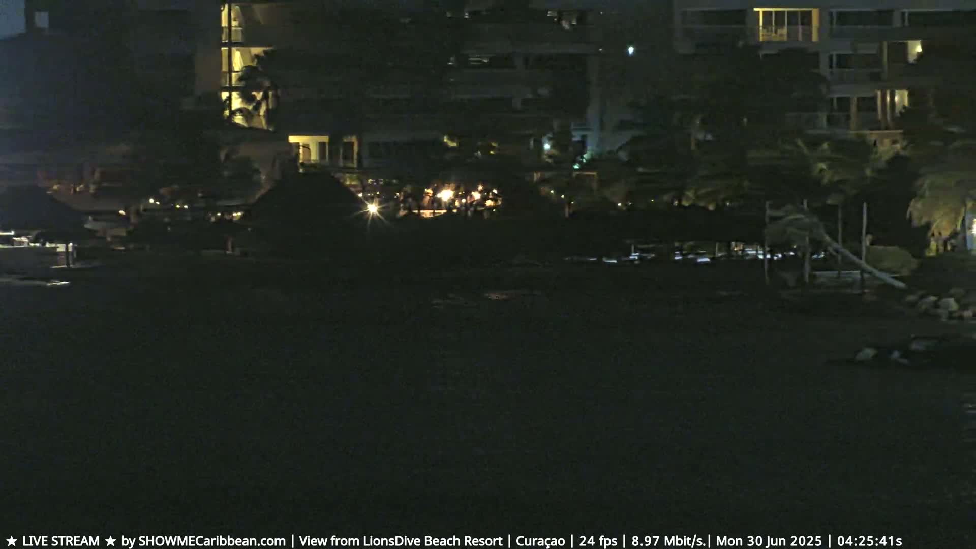 Carribean, Curacao, Mambo Beach  Live Cam - Willemstad, Curaçao, Netherland