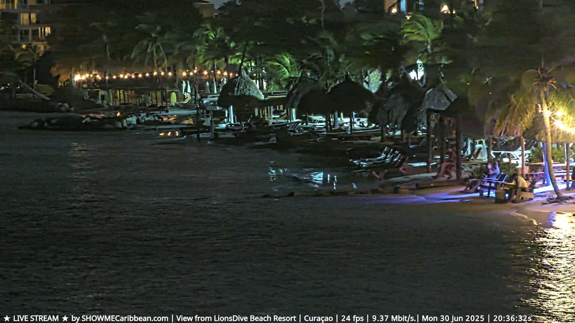 Carribean, Curacao, Mambo Beach  Live Cam - Willemstad, Curaçao, Netherland