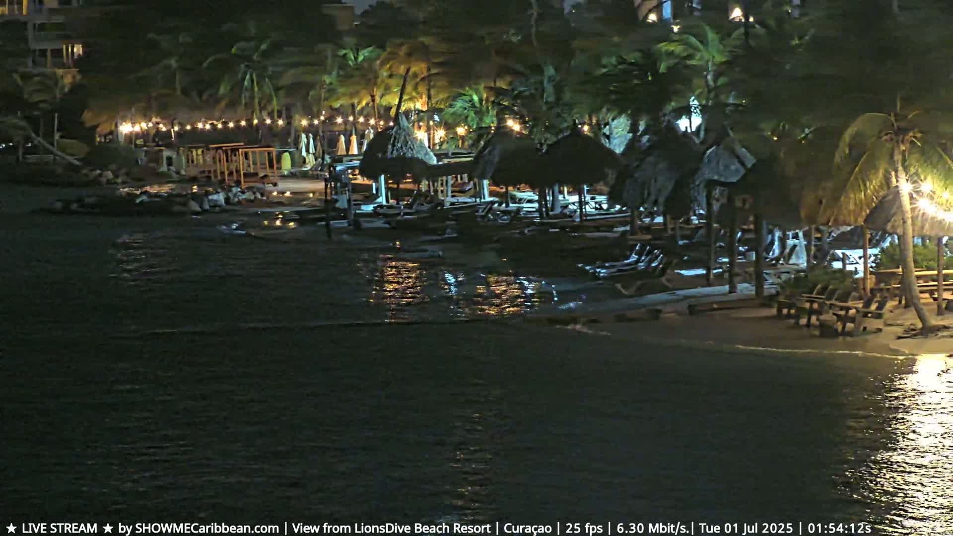 Carribean, Curacao, Mambo Beach  Live Cam - Willemstad, Curaçao, Netherland
