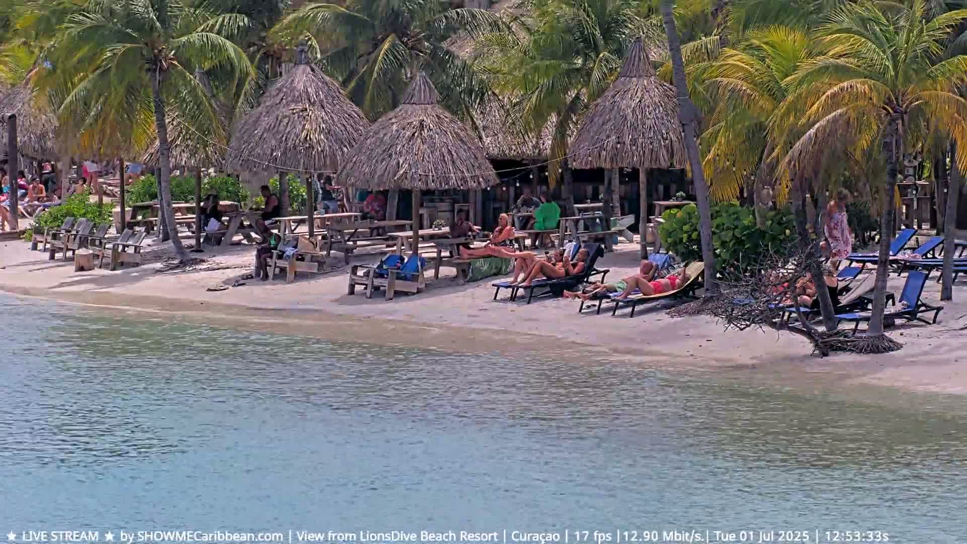 Carribean, Curacao, Mambo Beach  Live Cam - Willemstad, Curaçao, Netherland