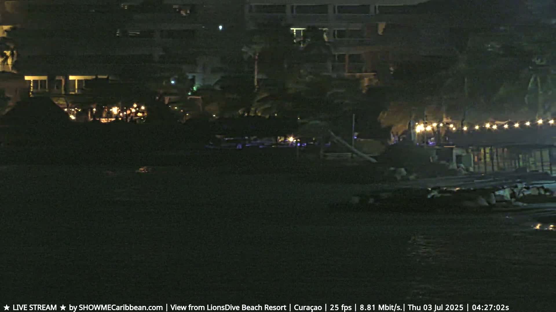 Carribean, Curacao, Mambo Beach  Live Cam - Willemstad, Curaçao, Netherland