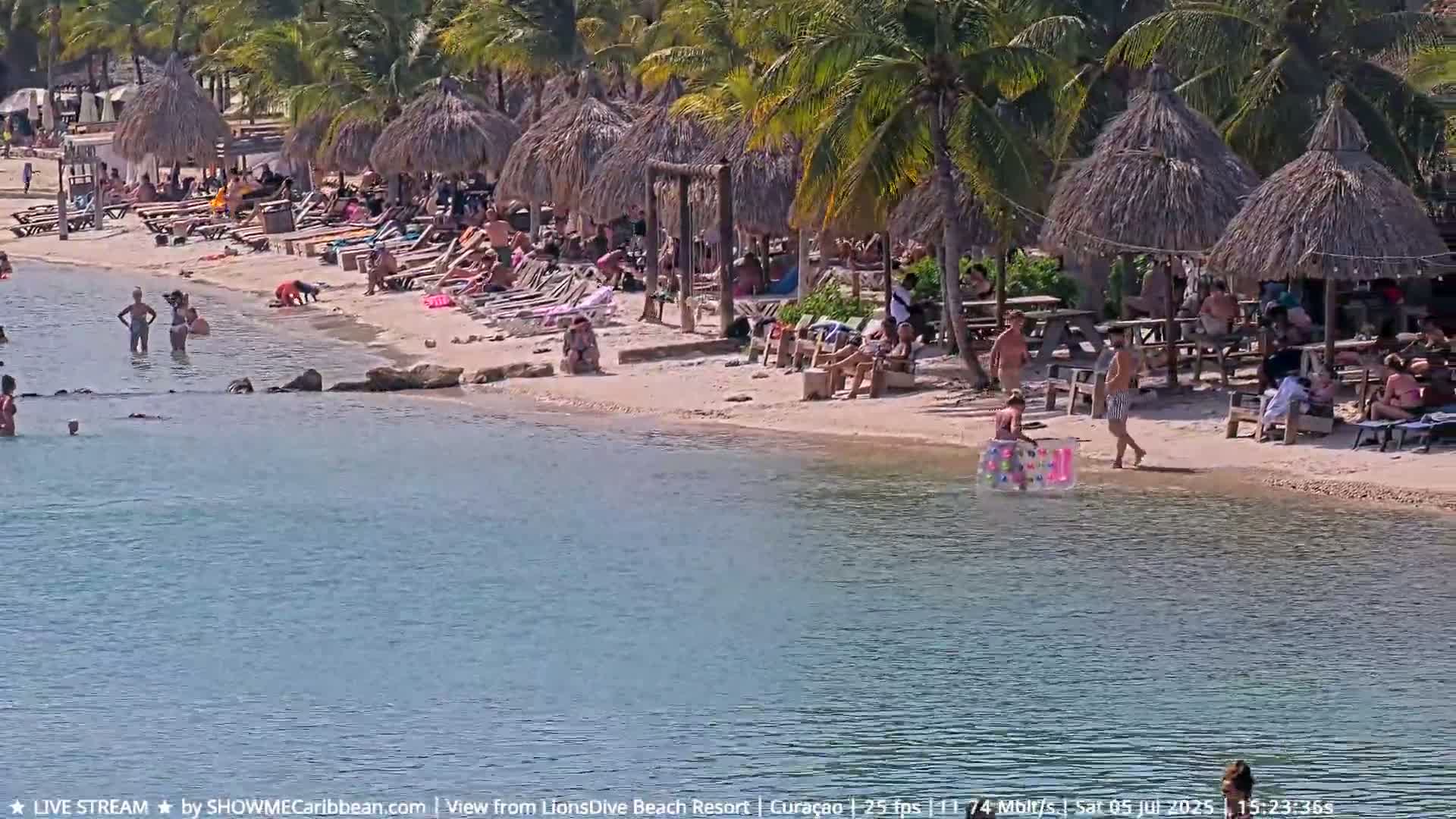 Carribean, Curacao, Mambo Beach  Live Cam - Willemstad, Curaçao, Netherland