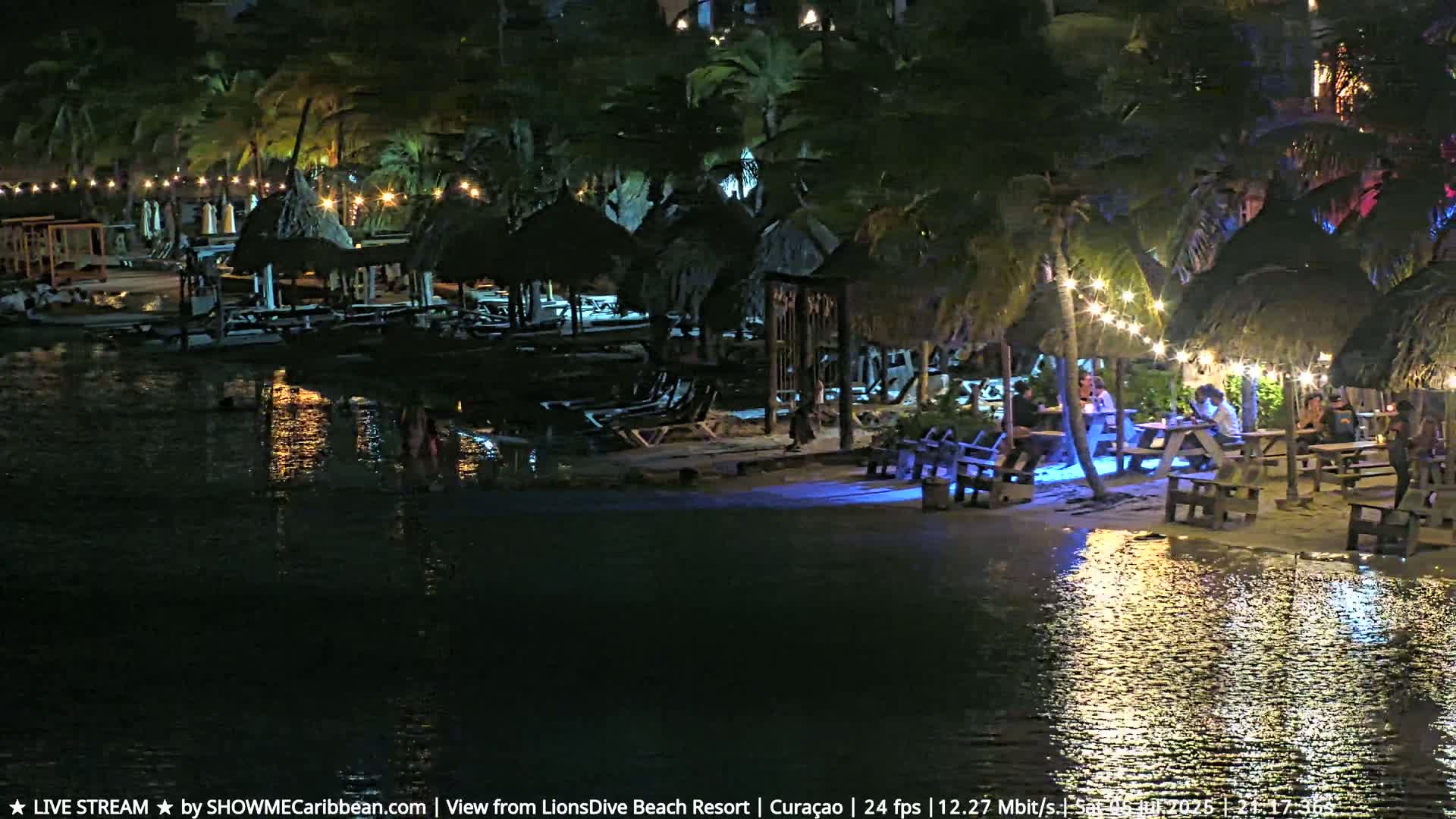 Carribean, Curacao, Mambo Beach  Live Cam - Willemstad, Curaçao, Netherland