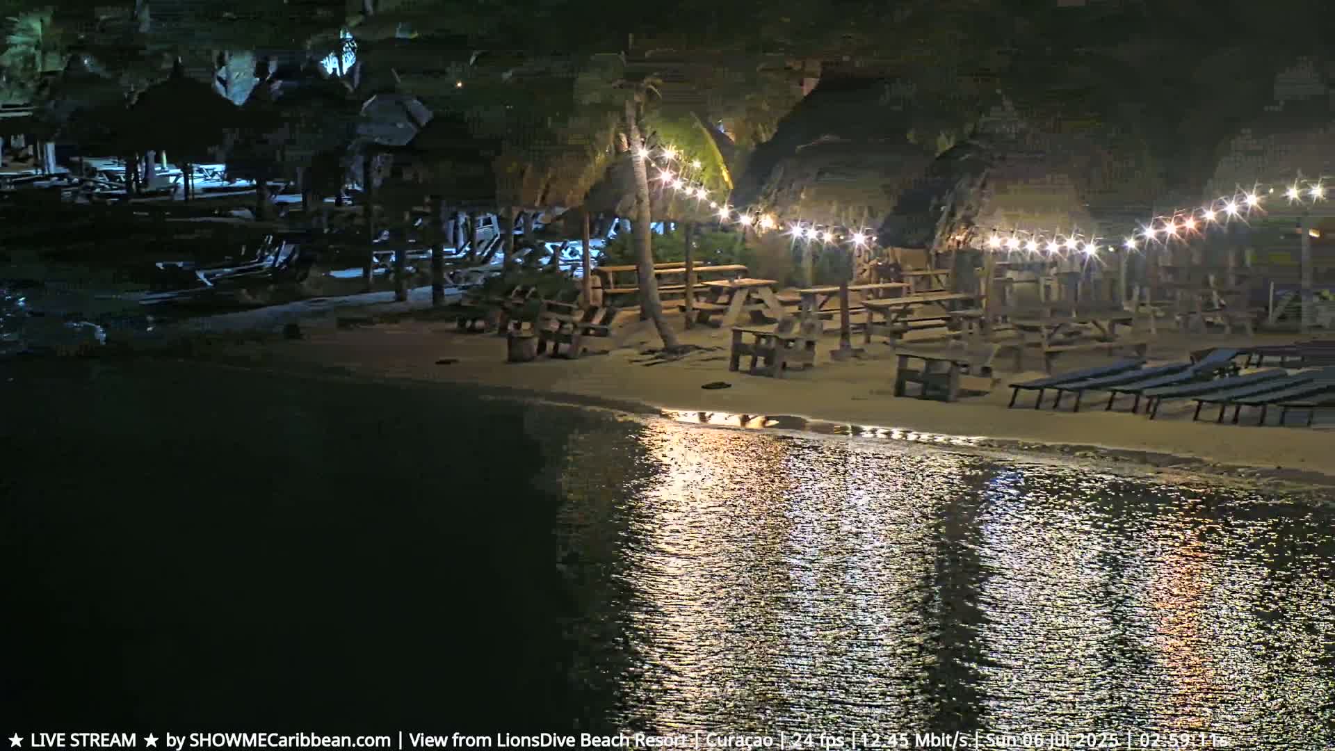 Carribean, Curacao, Mambo Beach  Live Cam - Willemstad, Curaçao, Netherland