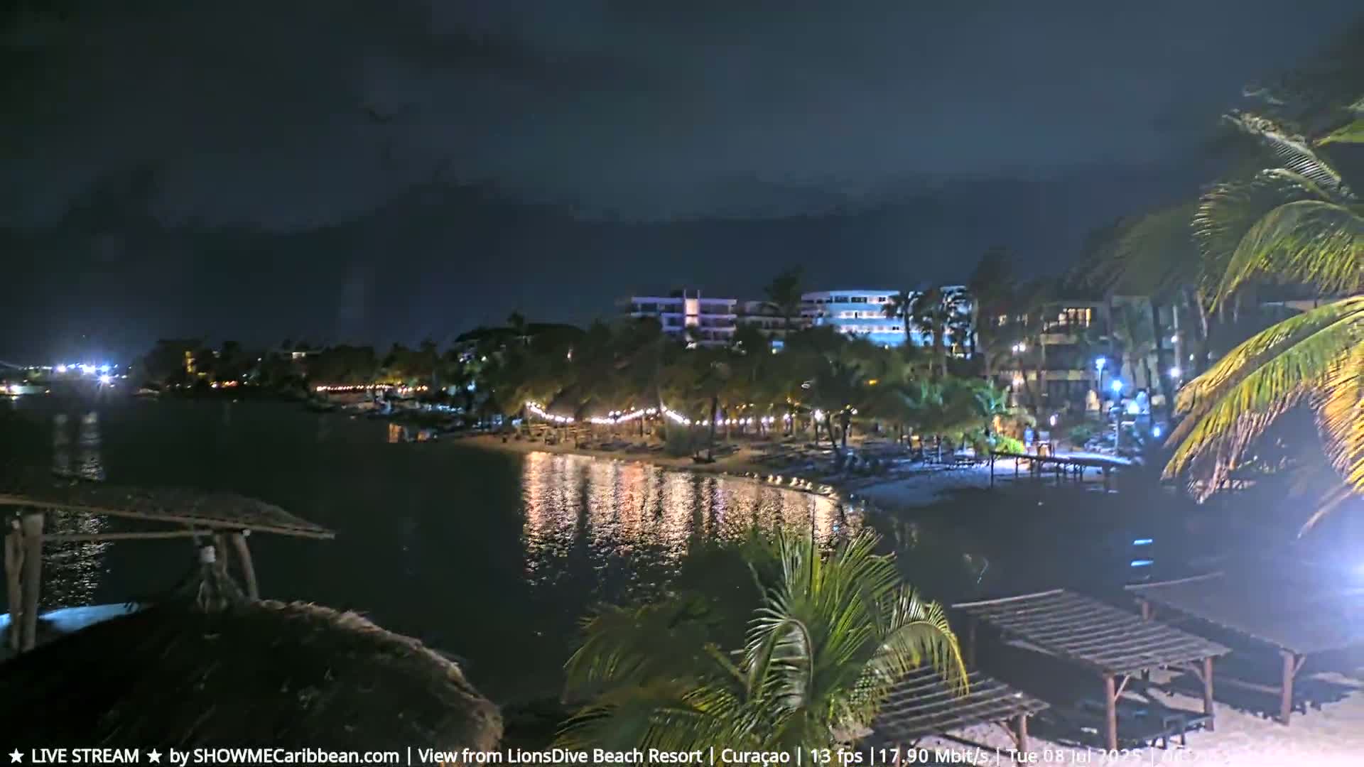 Carribean, Curacao, Mambo Beach  Live Cam - Willemstad, Curaçao, Netherland