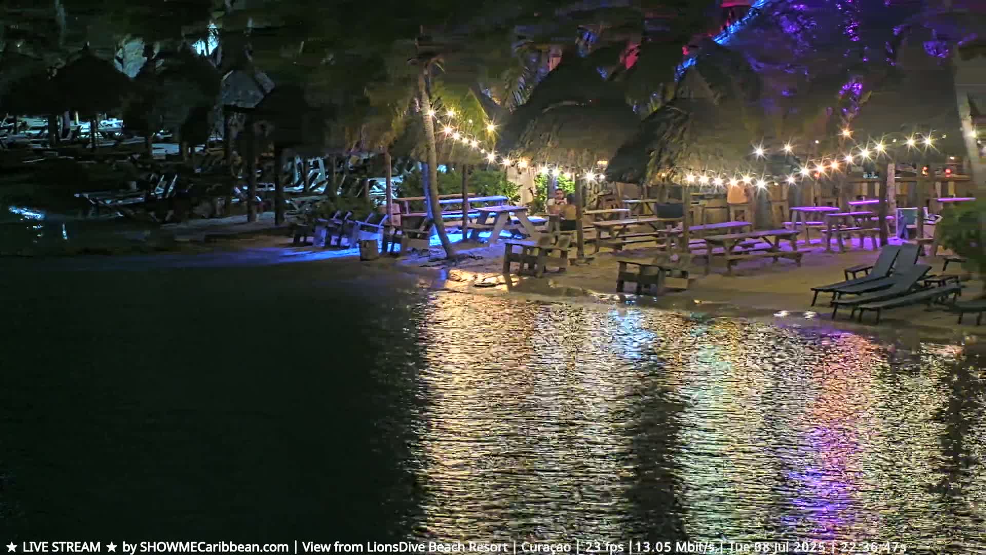 Carribean, Curacao, Mambo Beach  Live Cam - Willemstad, Curaçao, Netherland