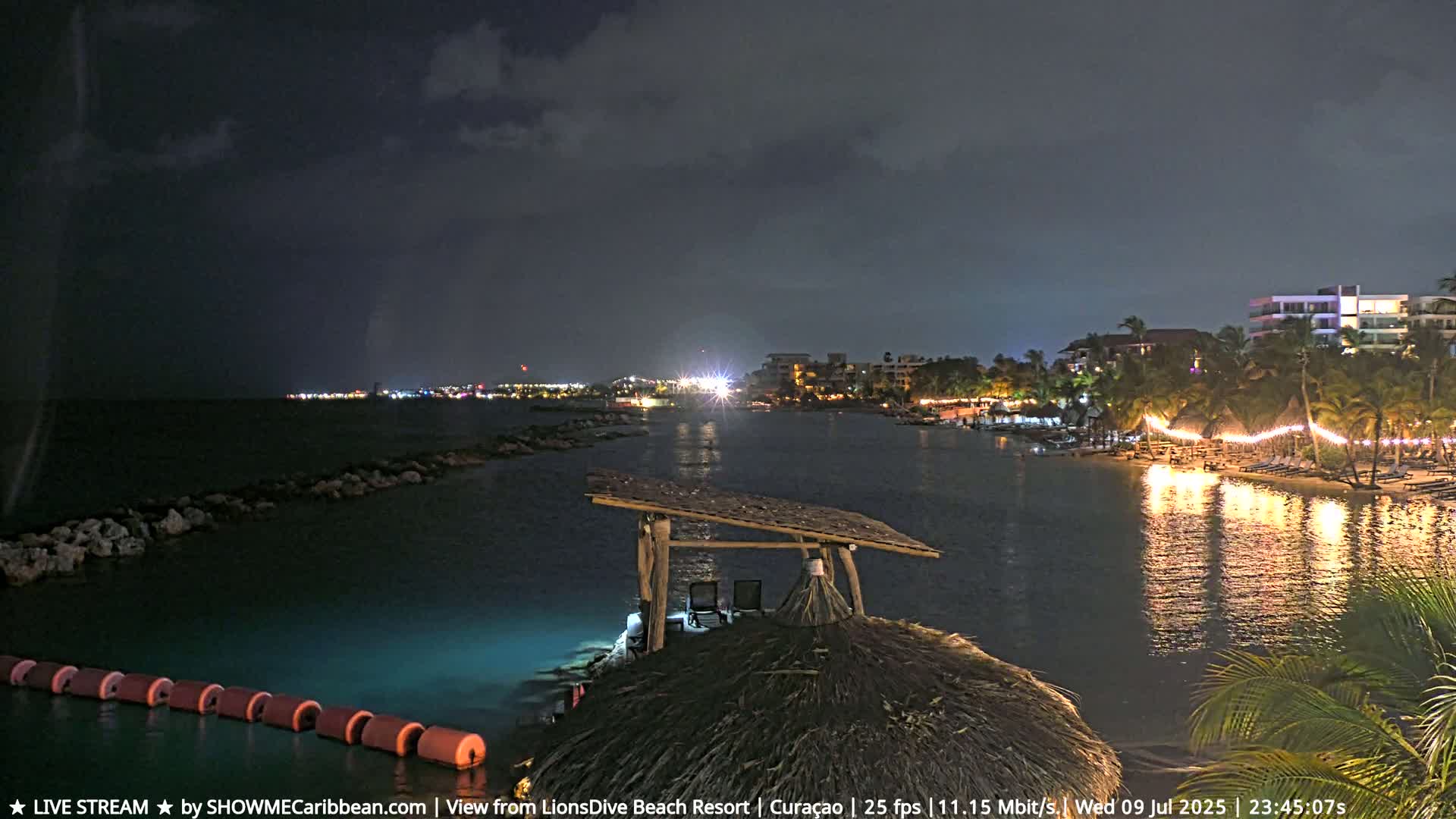 Carribean, Curacao, Mambo Beach  Live Cam - Willemstad, Curaçao, Netherland