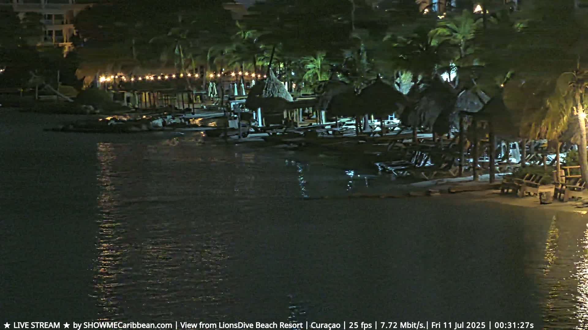 Carribean, Curacao, Mambo Beach  Live Cam - Willemstad, Curaçao, Netherland