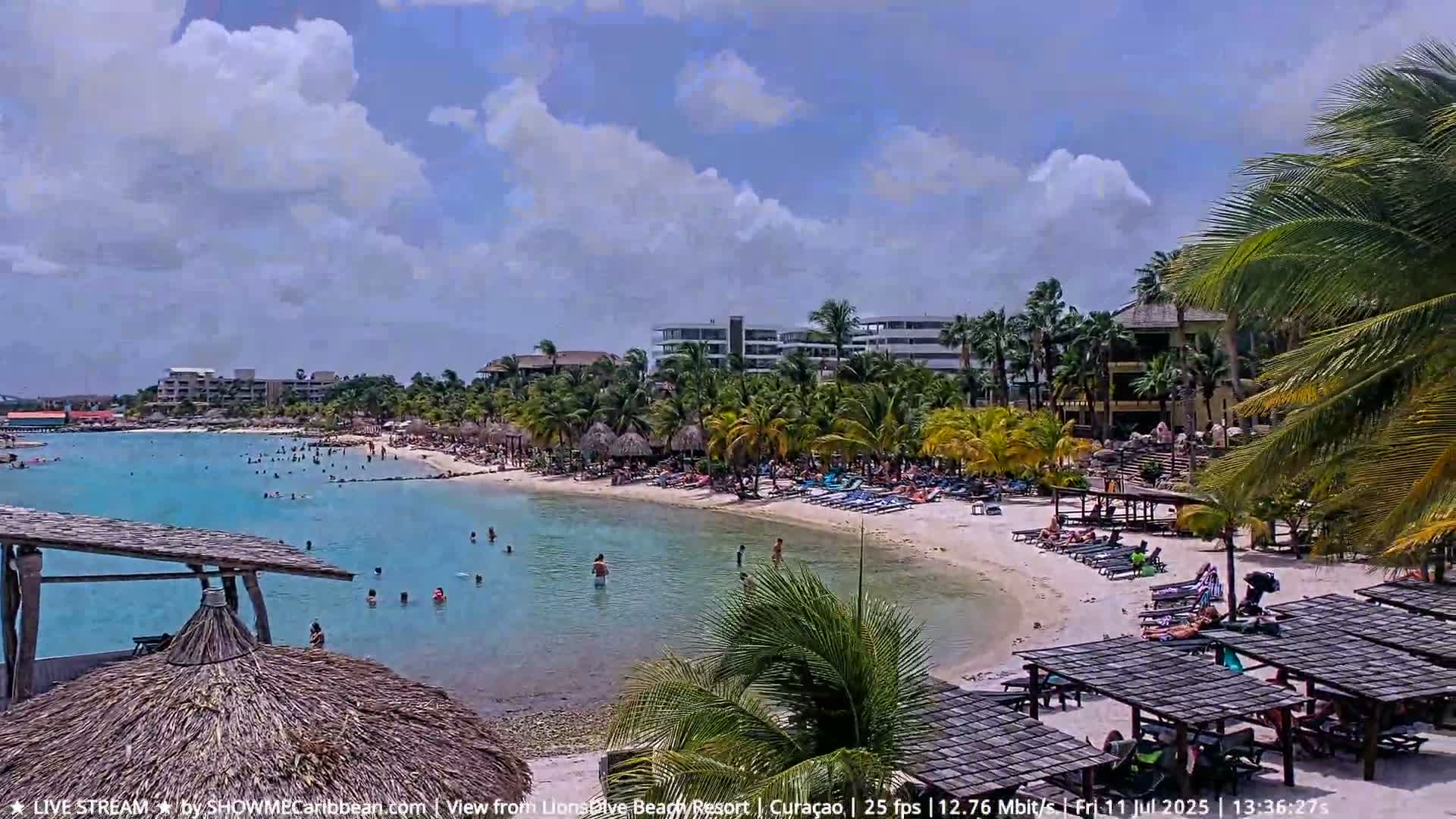 Carribean, Curacao, Mambo Beach  Live Cam - Willemstad, Curaçao, Netherland